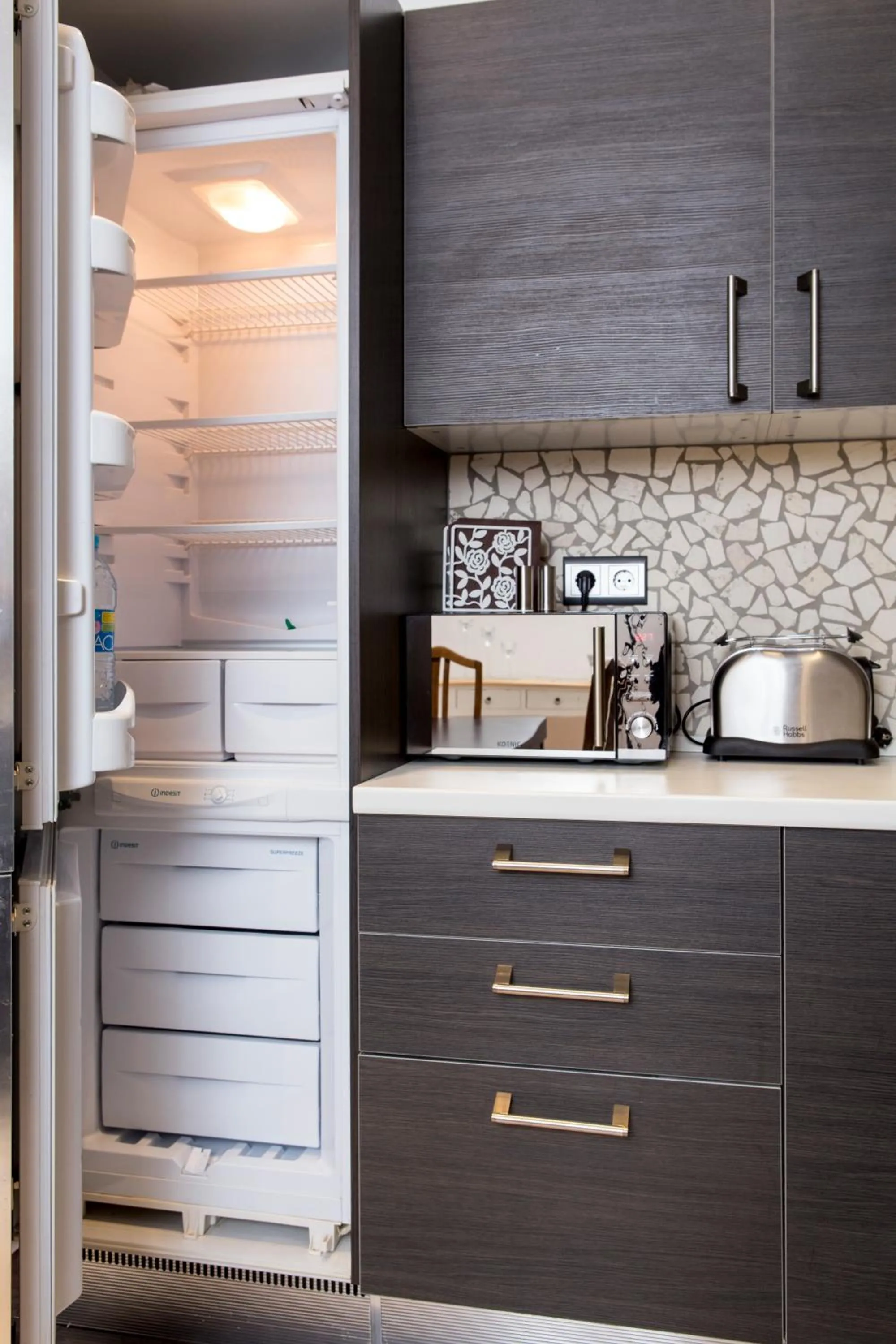 Kitchen or kitchenette in The Queen Luxury Apartments - Villa Liberty