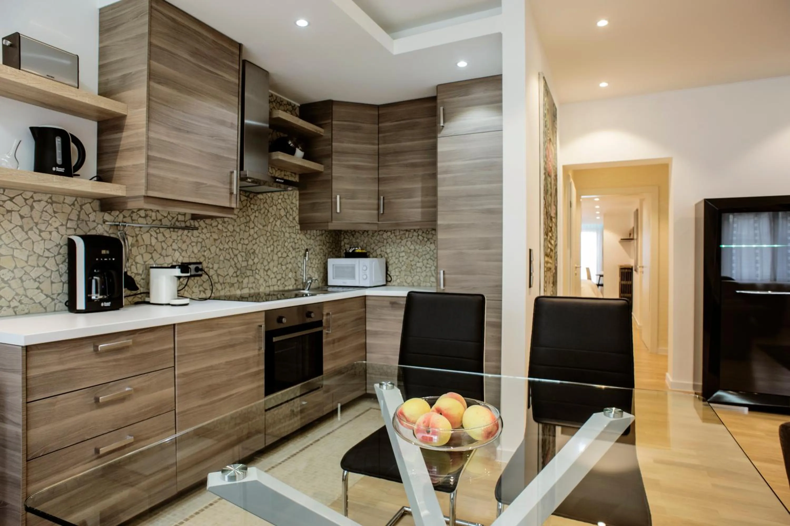 Kitchen or kitchenette in The Queen Luxury Apartments - Villa Liberty