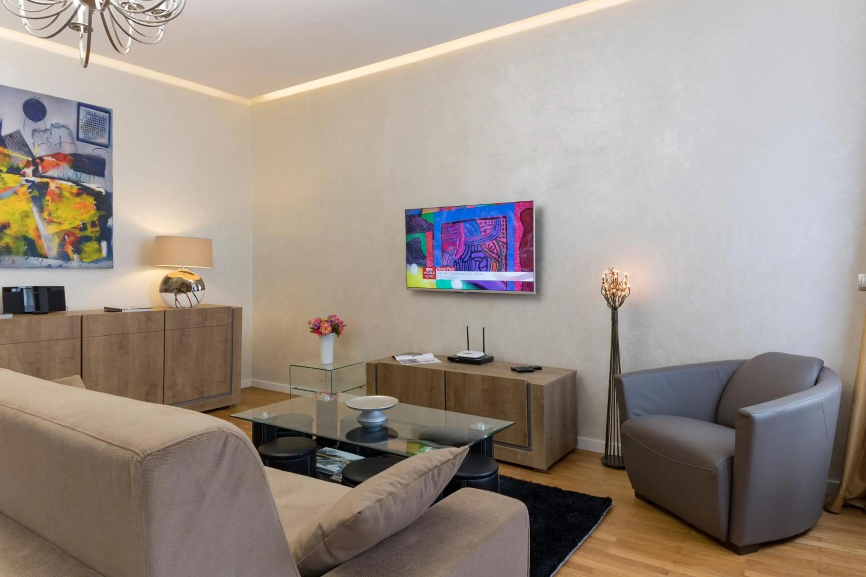 Seating area in The Queen Luxury Apartments - Villa Liberty