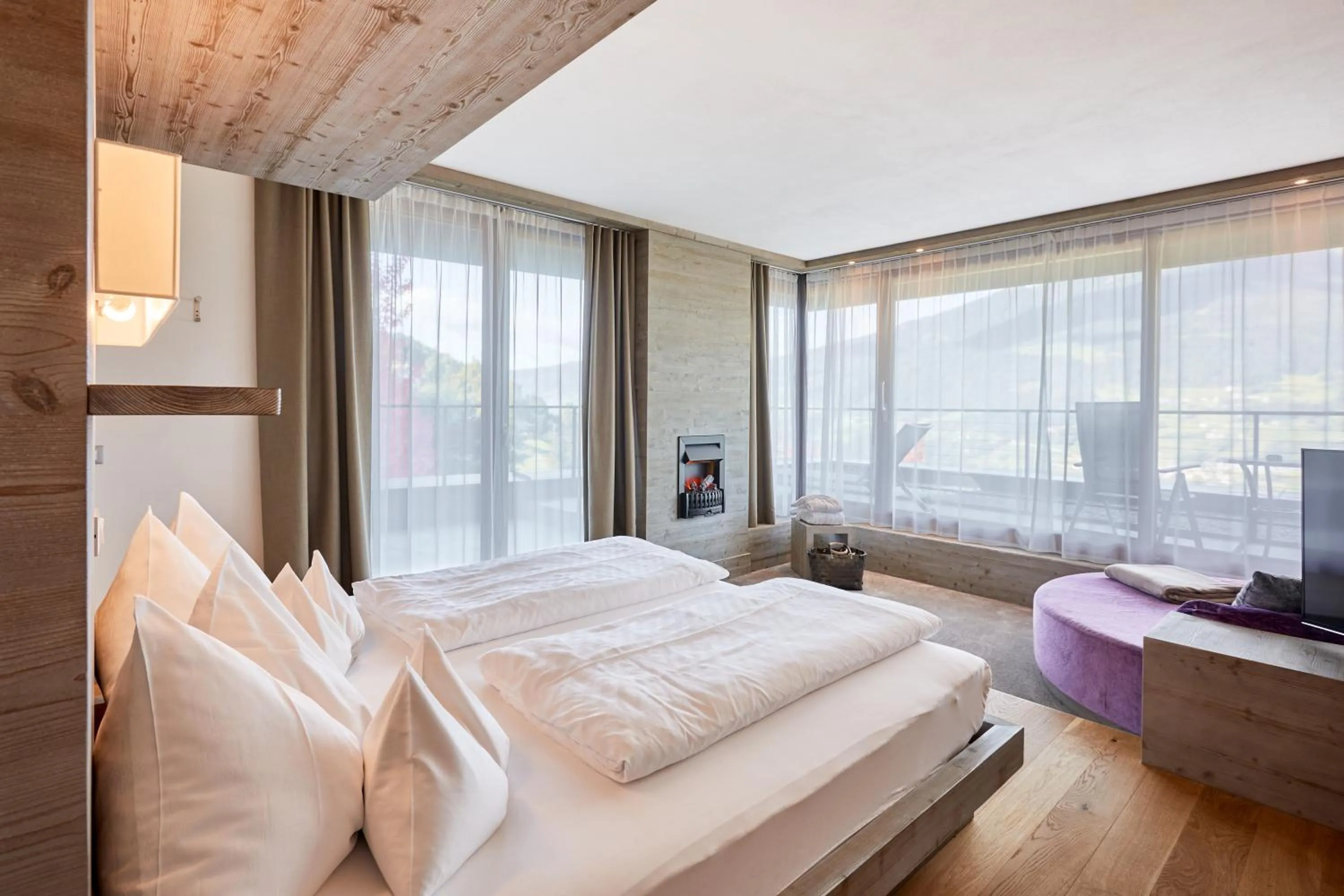 Bed in Hotel Fischer