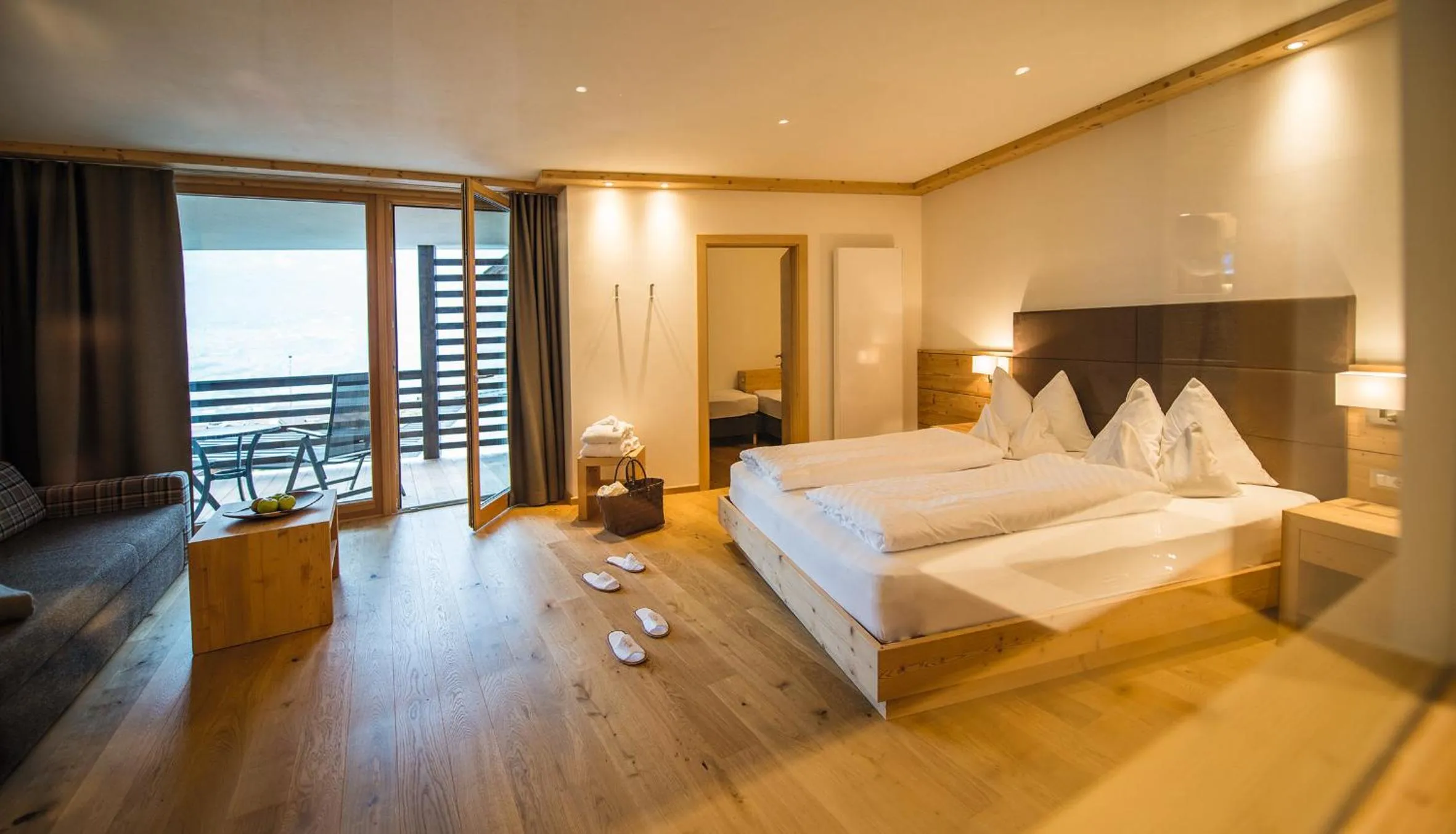 Bed in Hotel Fischer