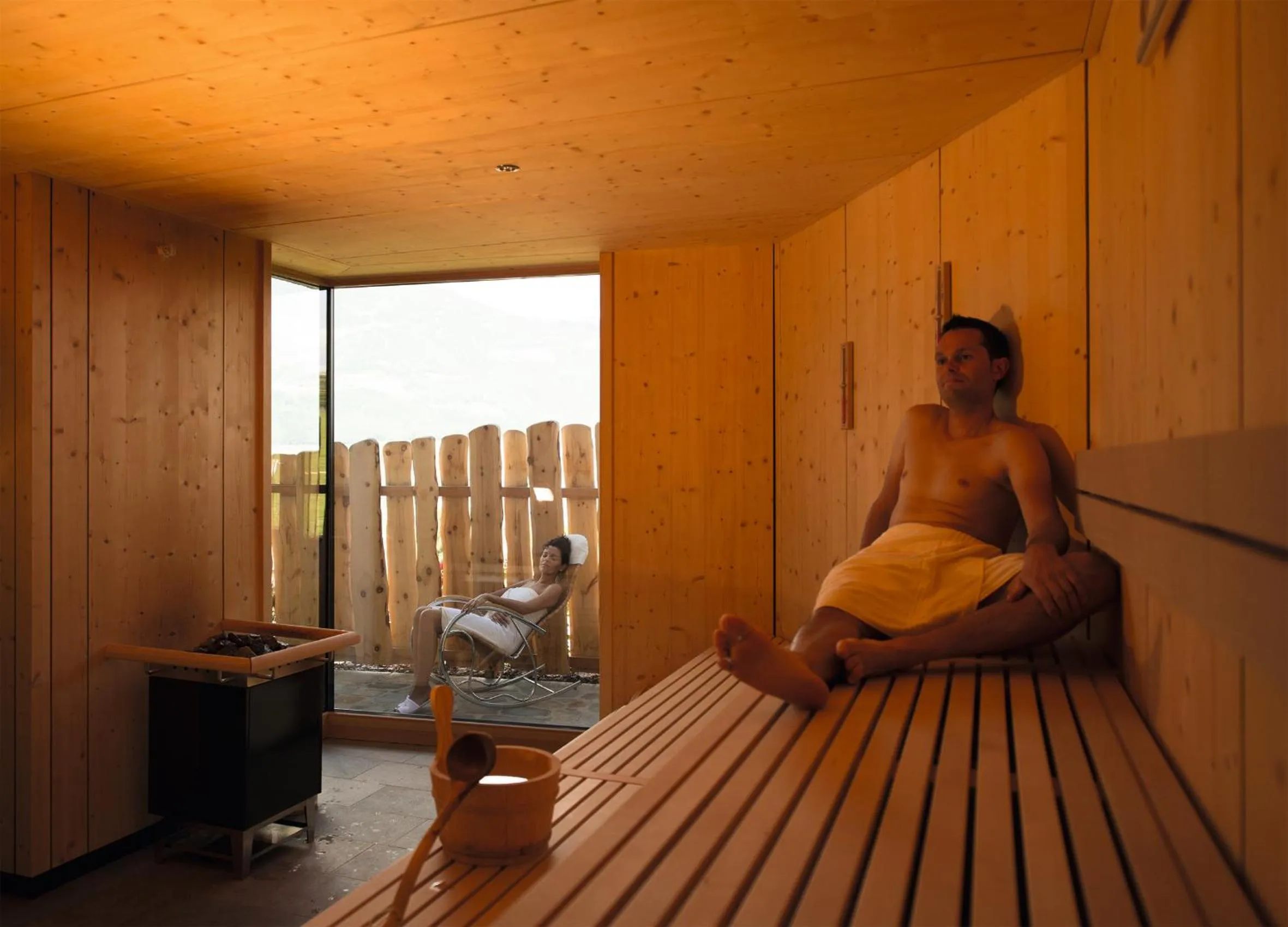 Sauna in Hotel Fischer