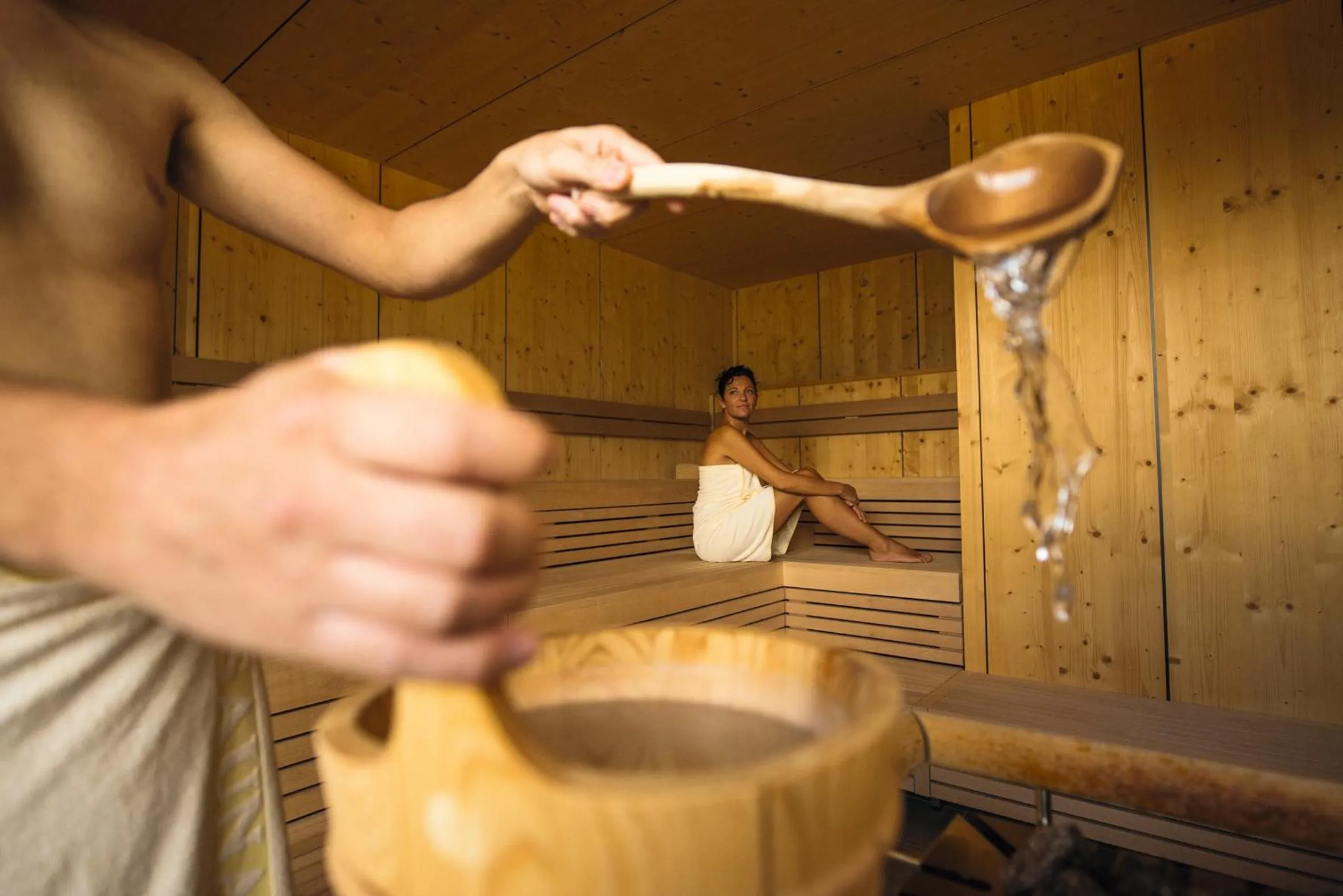 Sauna in Hotel Fischer