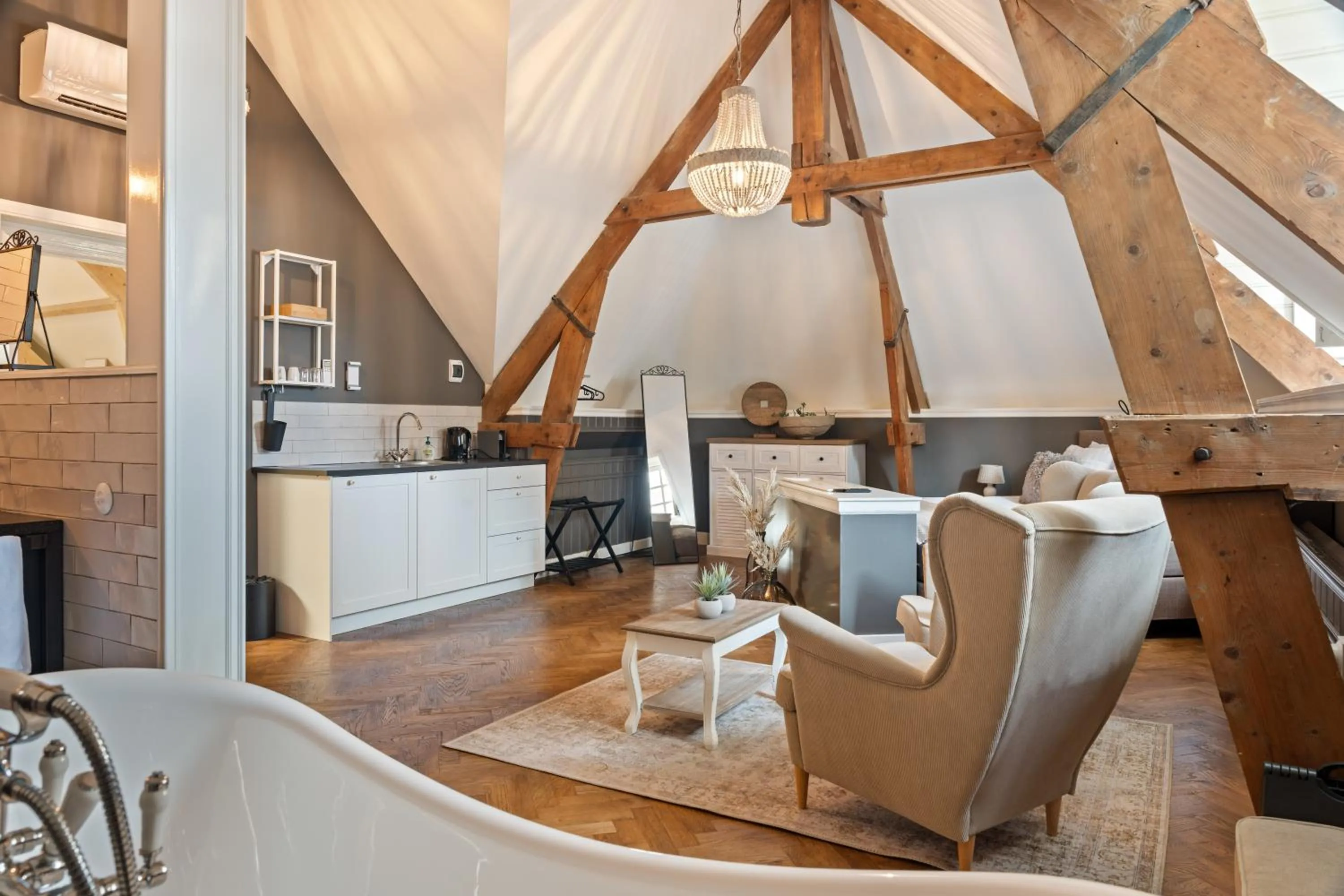 Kitchen or kitchenette in Boetiekhotel Ons Oude Raadhuis