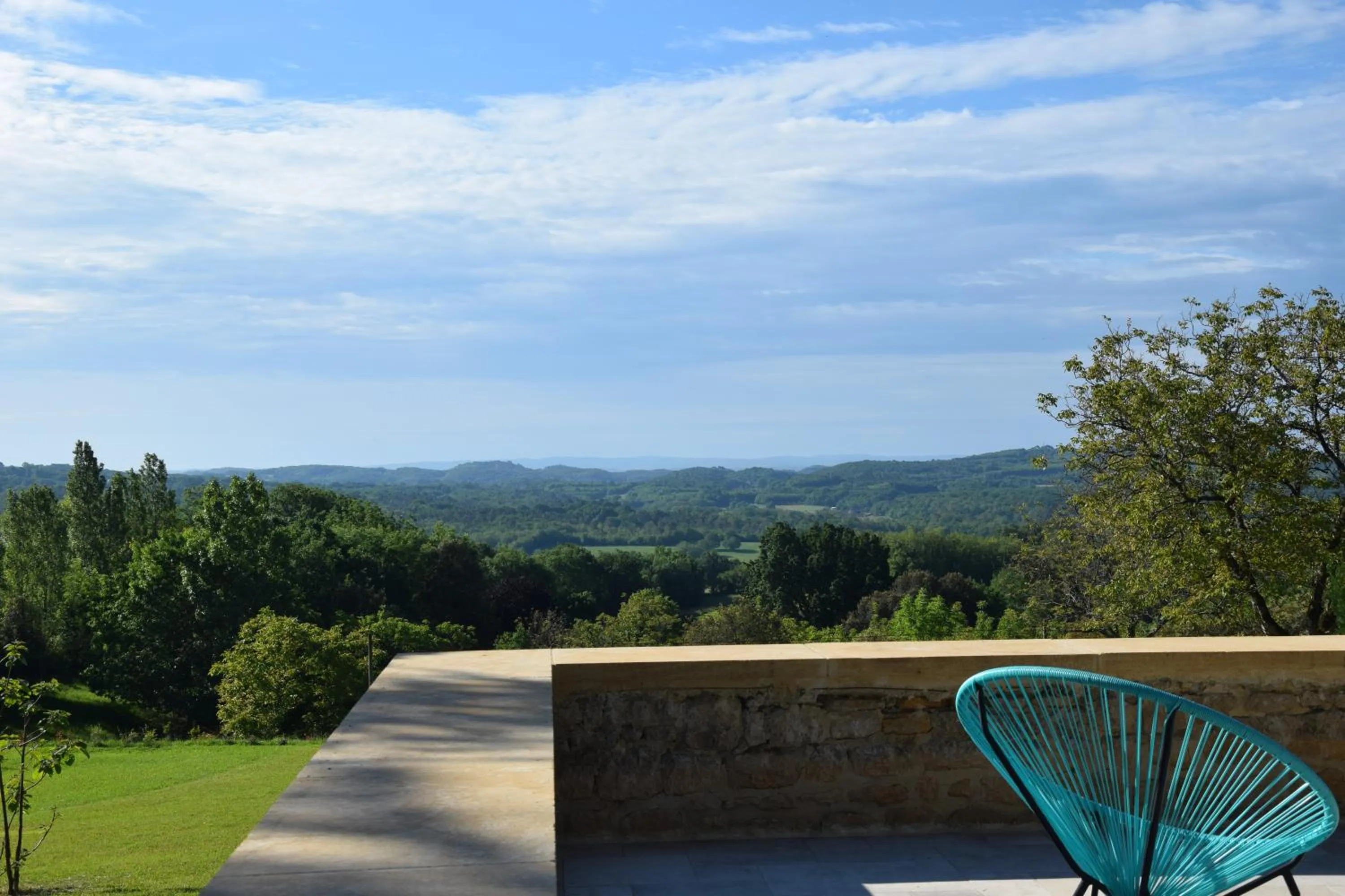 Garden view in Le Clos de la Tour