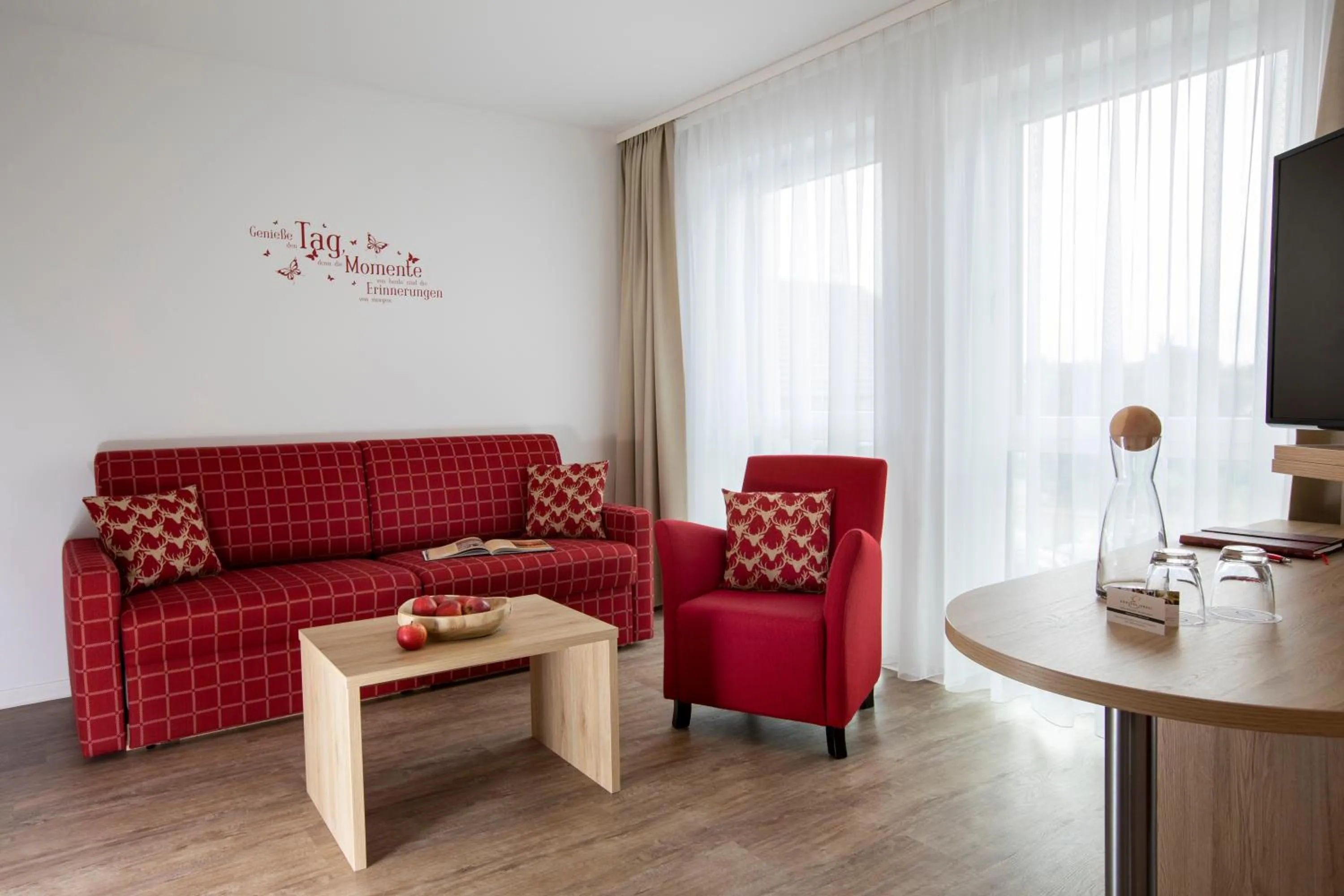 Seating area in Kohlers Hotel Engel