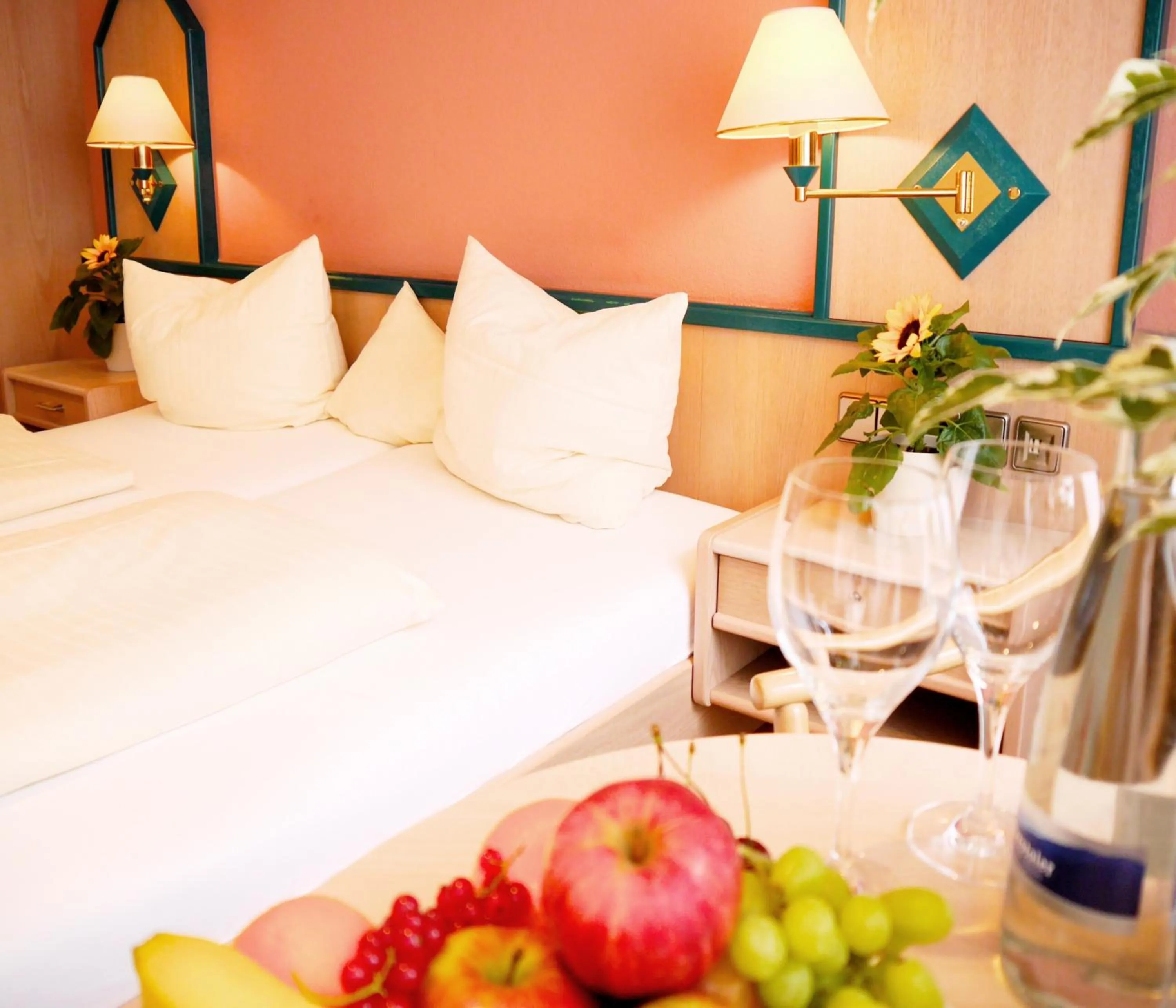 Bed in Kohlers Hotel Engel