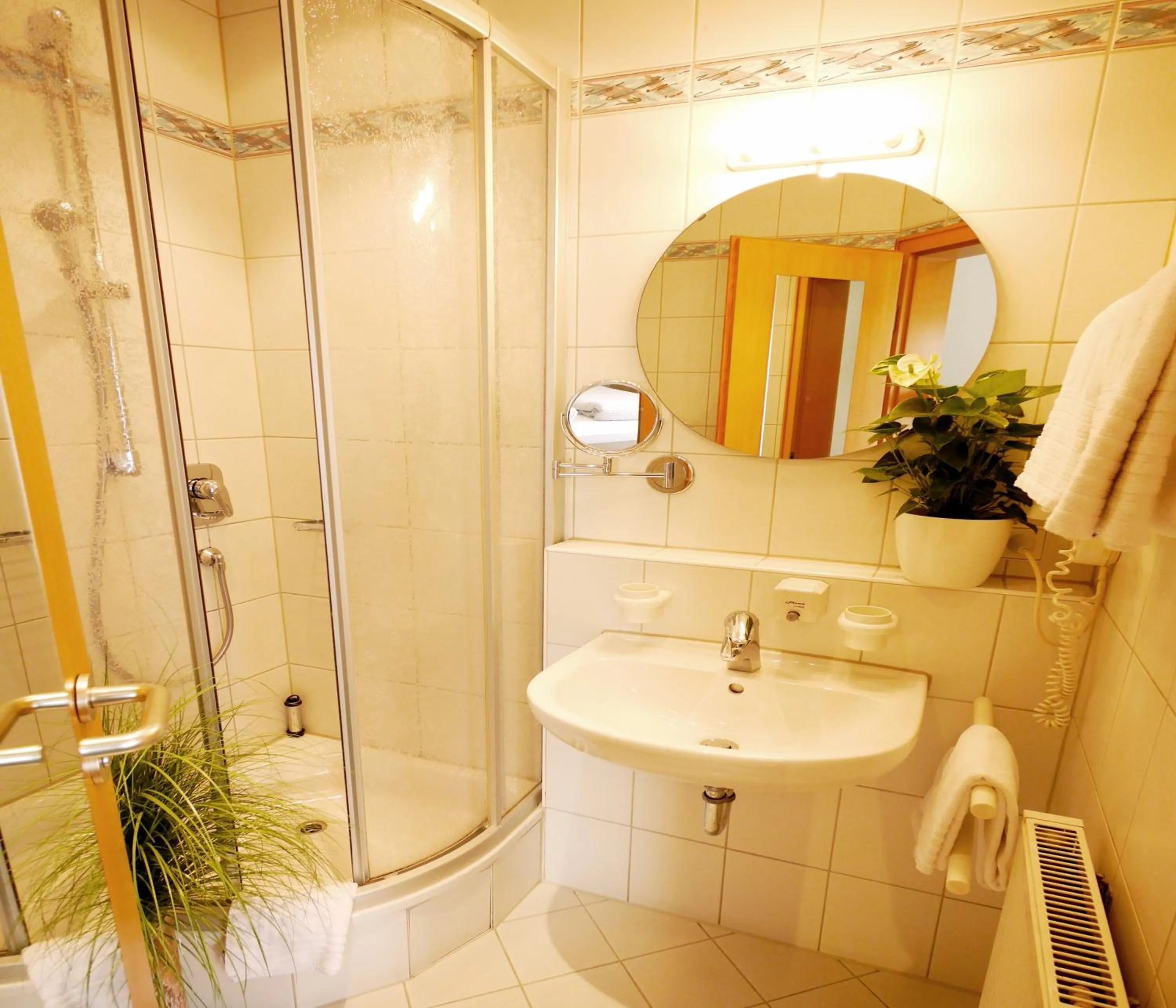 Bathroom in Kohlers Hotel Engel