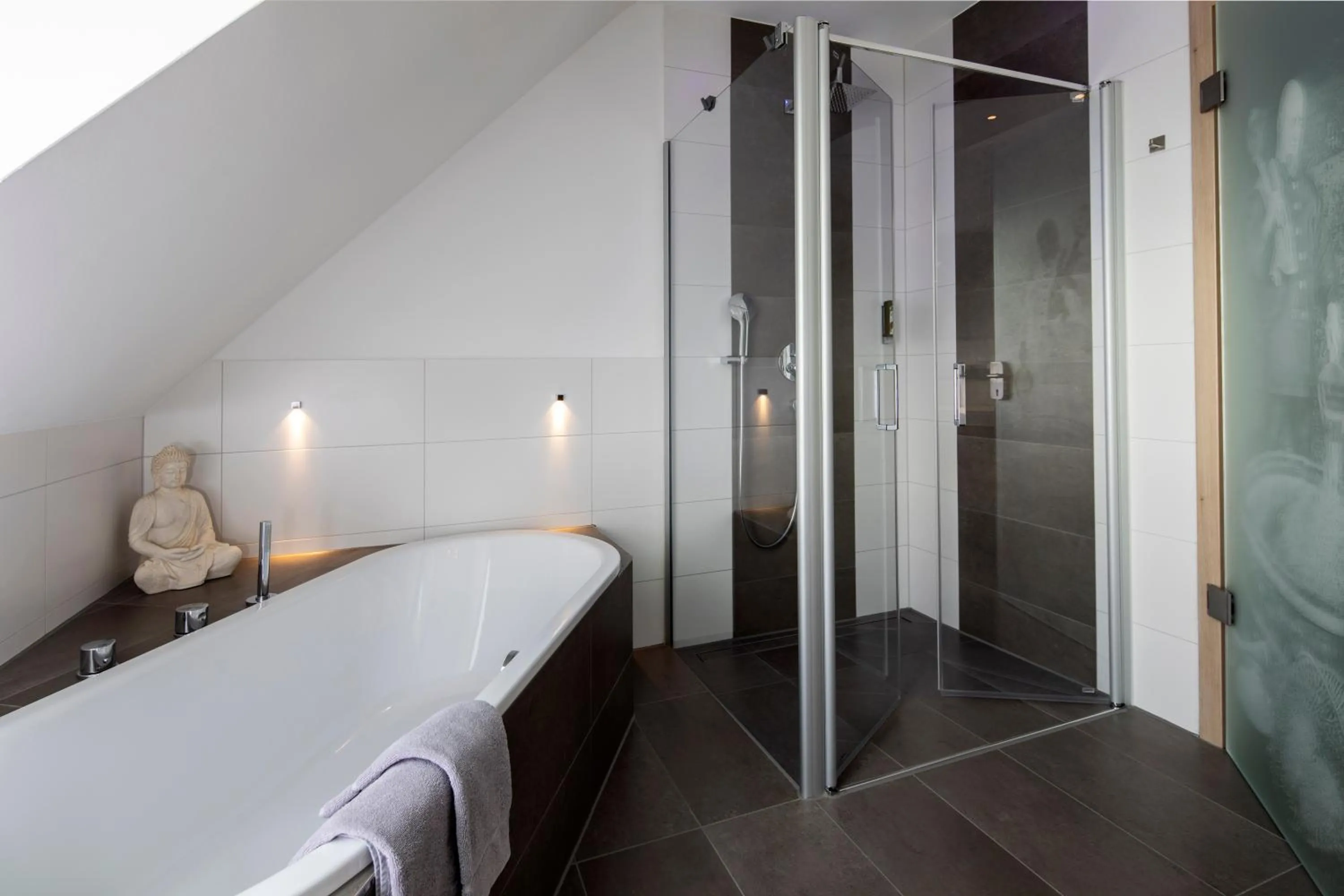 Shower in Kohlers Hotel Engel