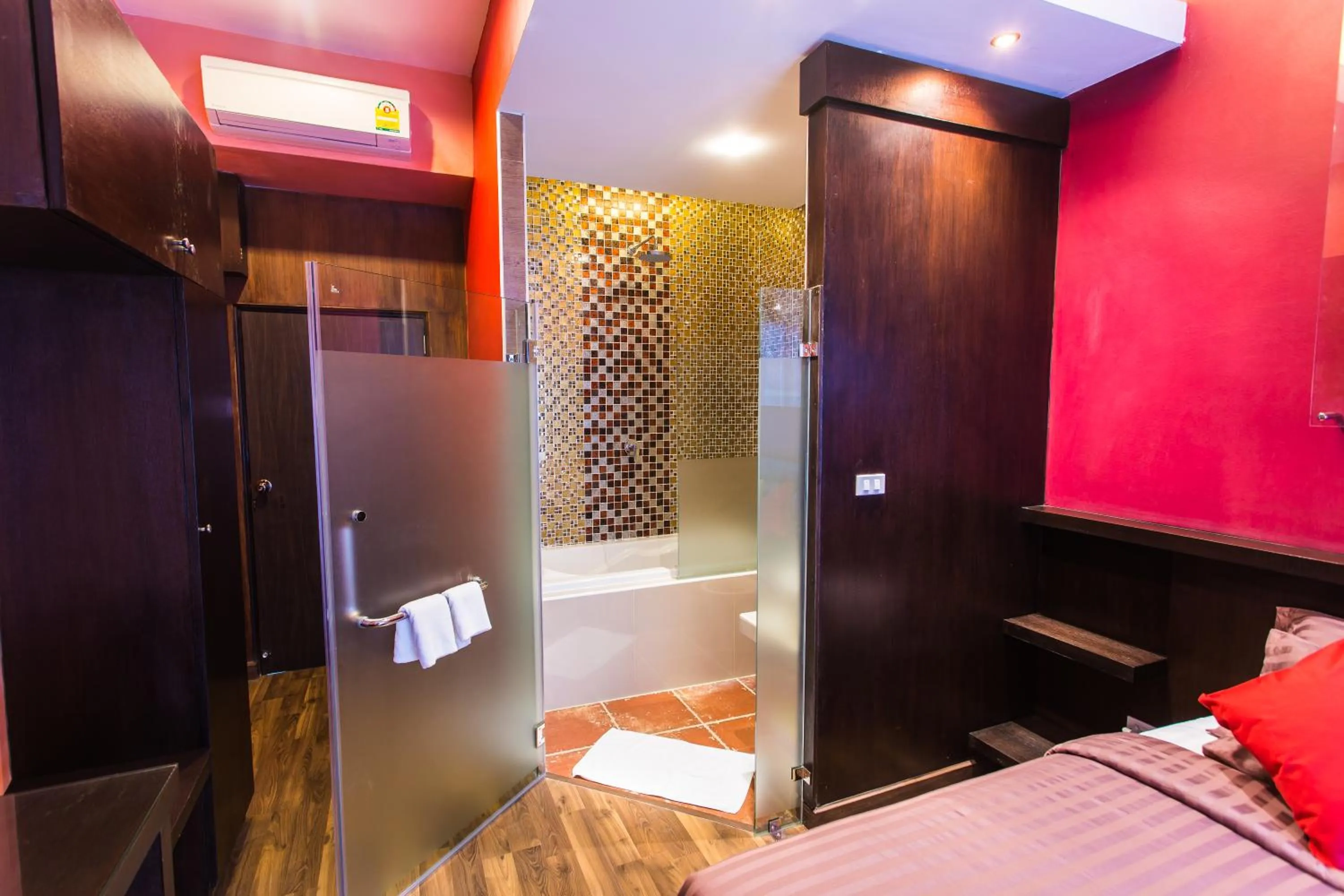 Decorative detail, Bed in Third Rock Hostel