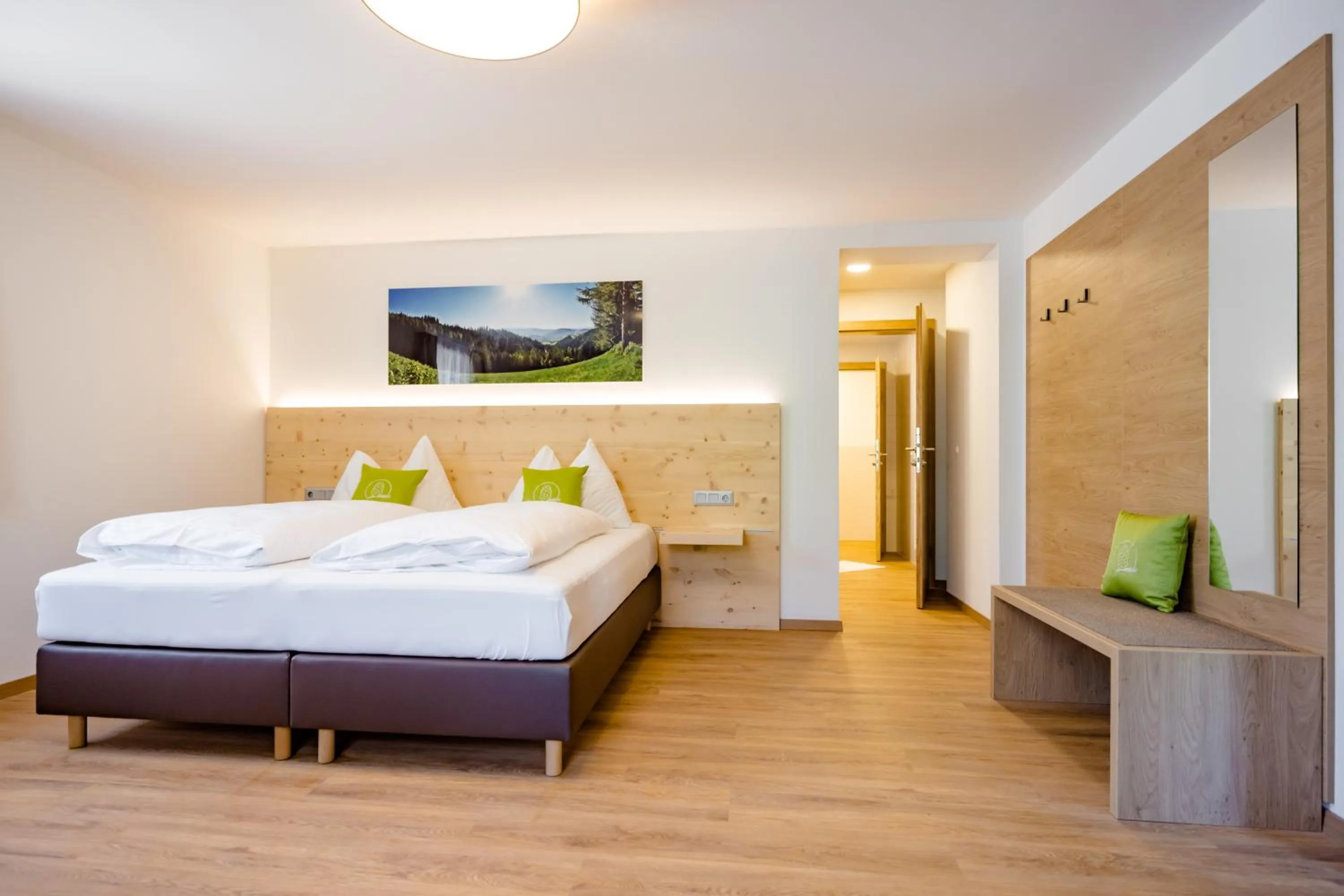 Bed in Gästehaus Fiedlwirt