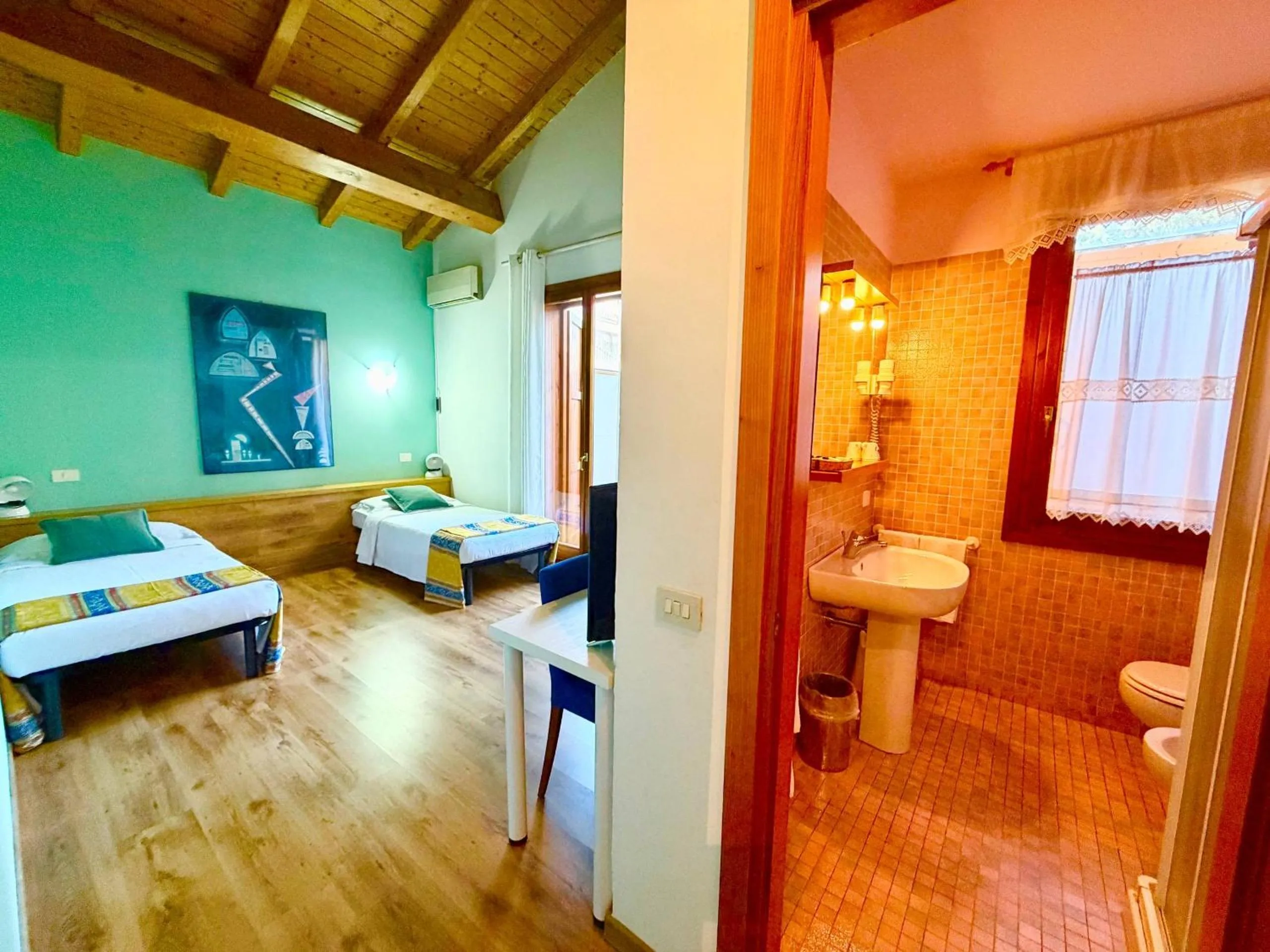 Photo of the whole room, Bed in Hotel New Genziana