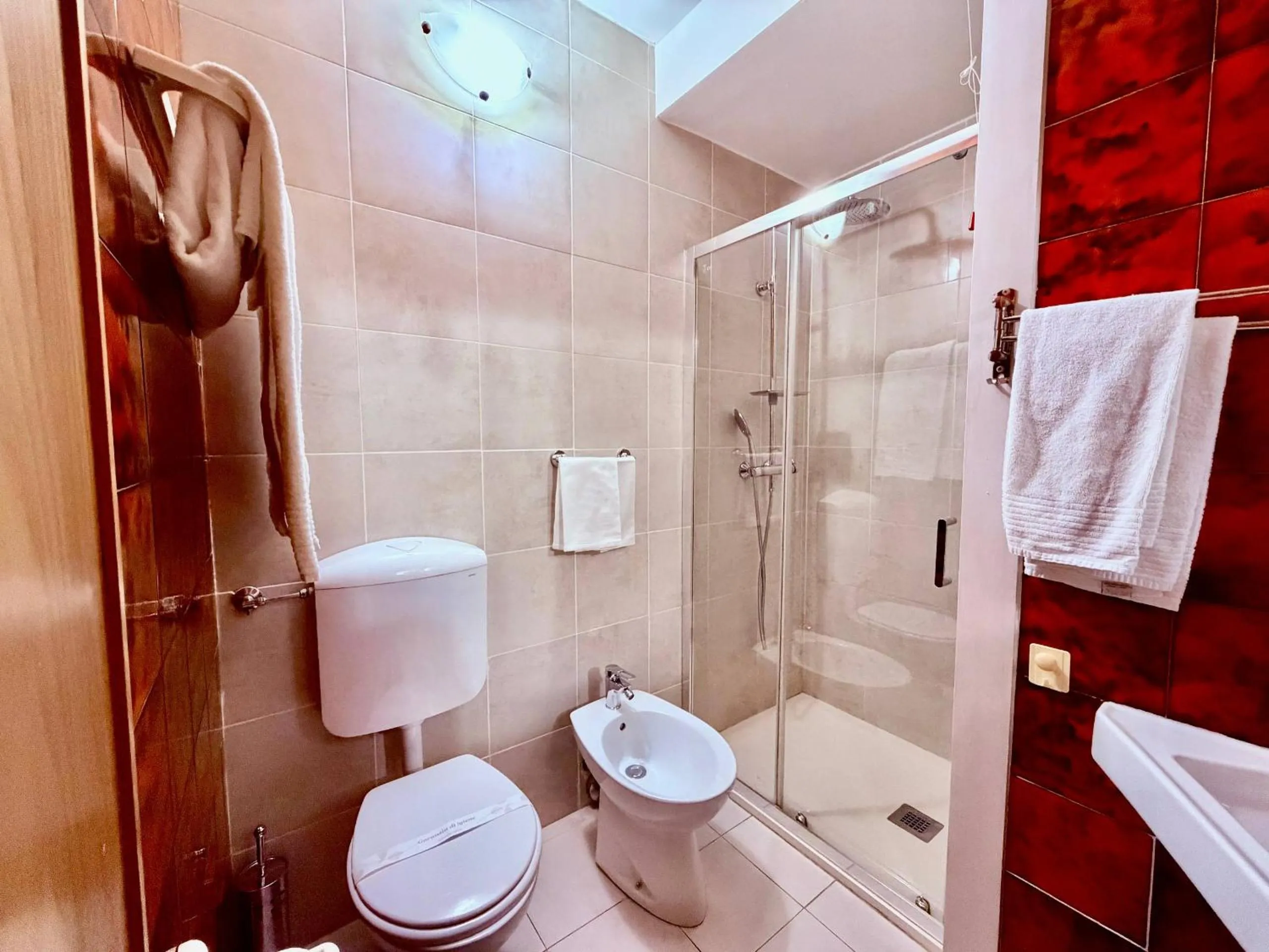 Bathroom in Hotel New Genziana