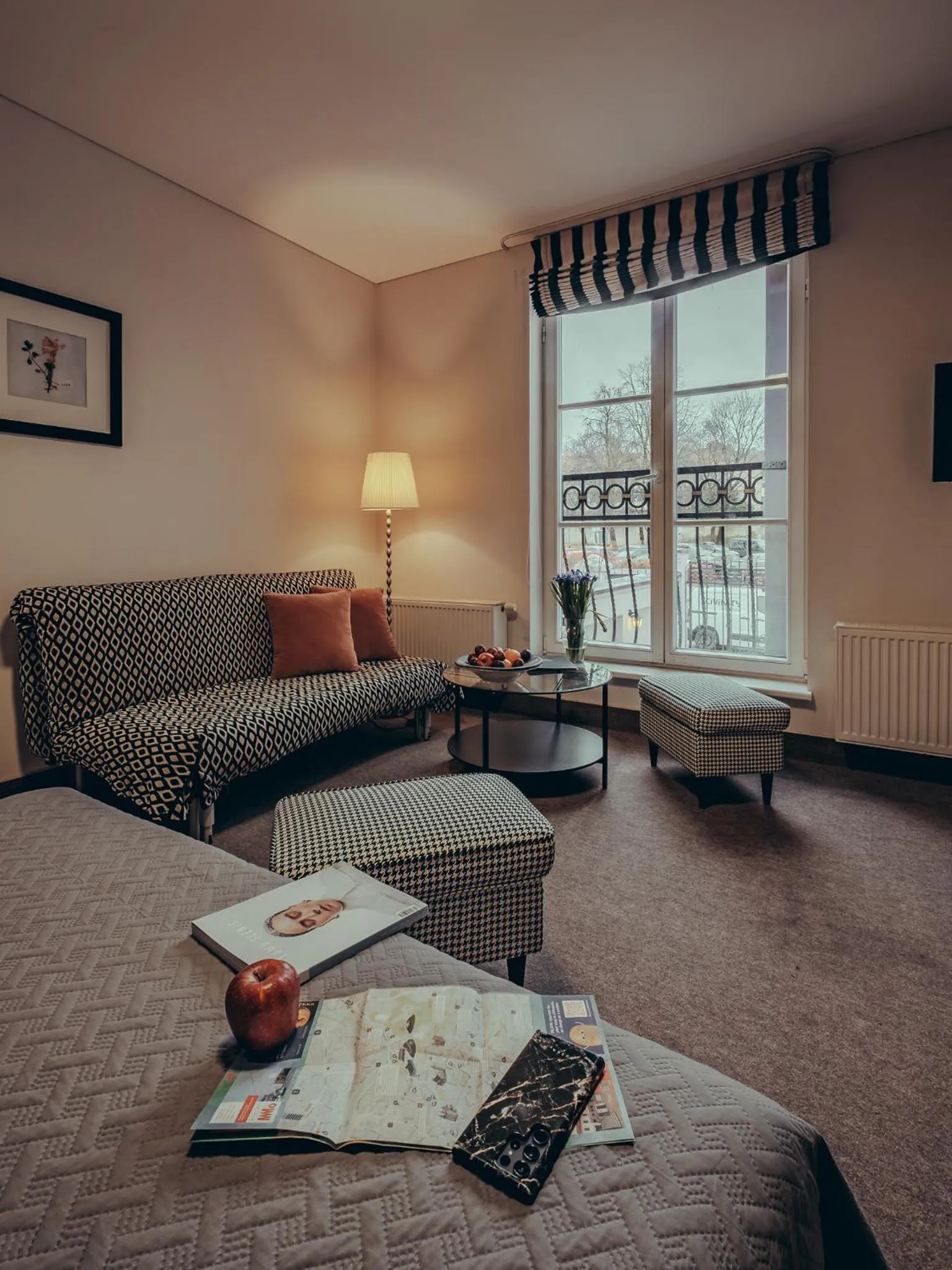 Seating area in Moon Garden Old Town Hotel