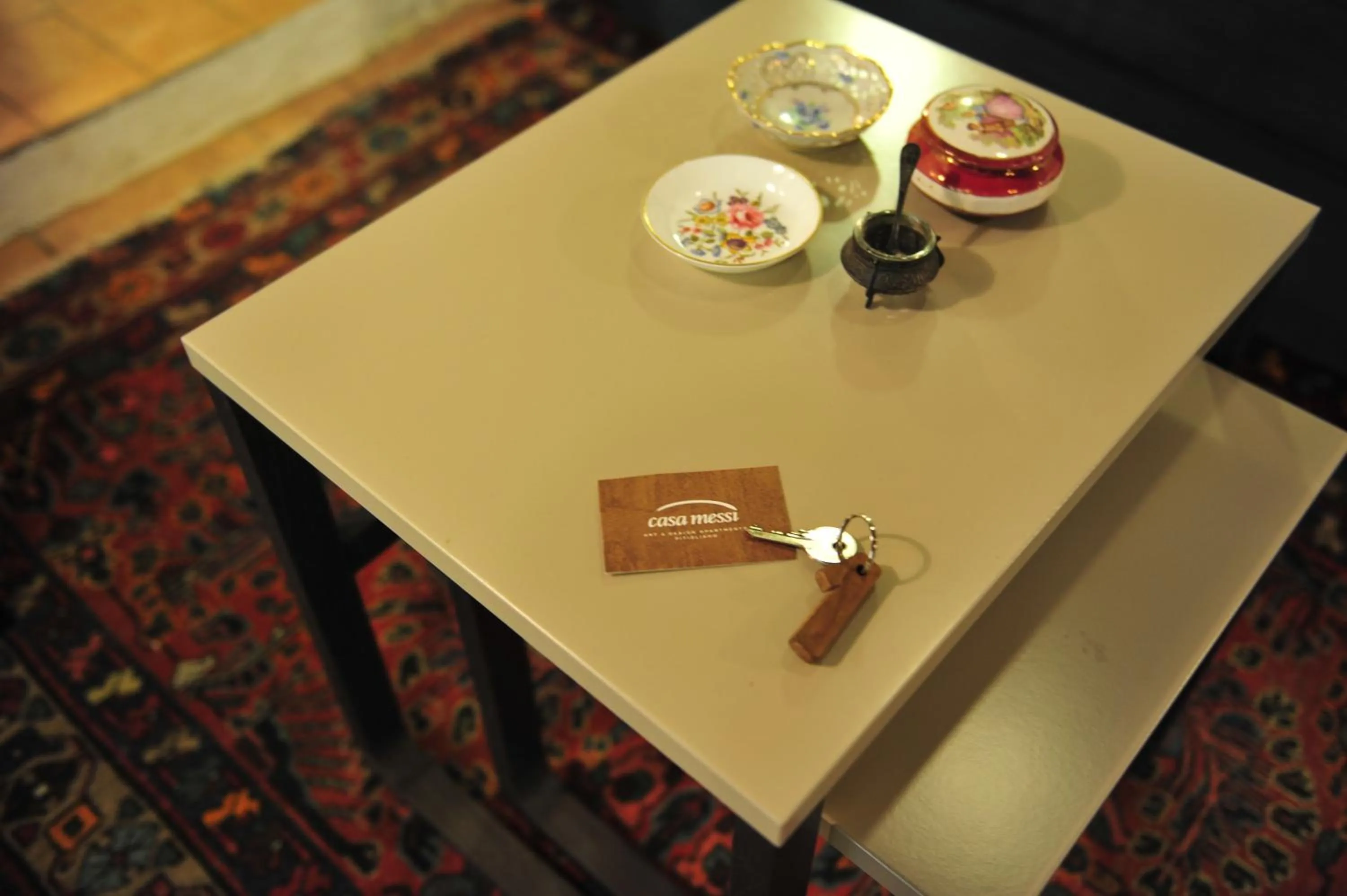 Decorative detail in Casa Messi