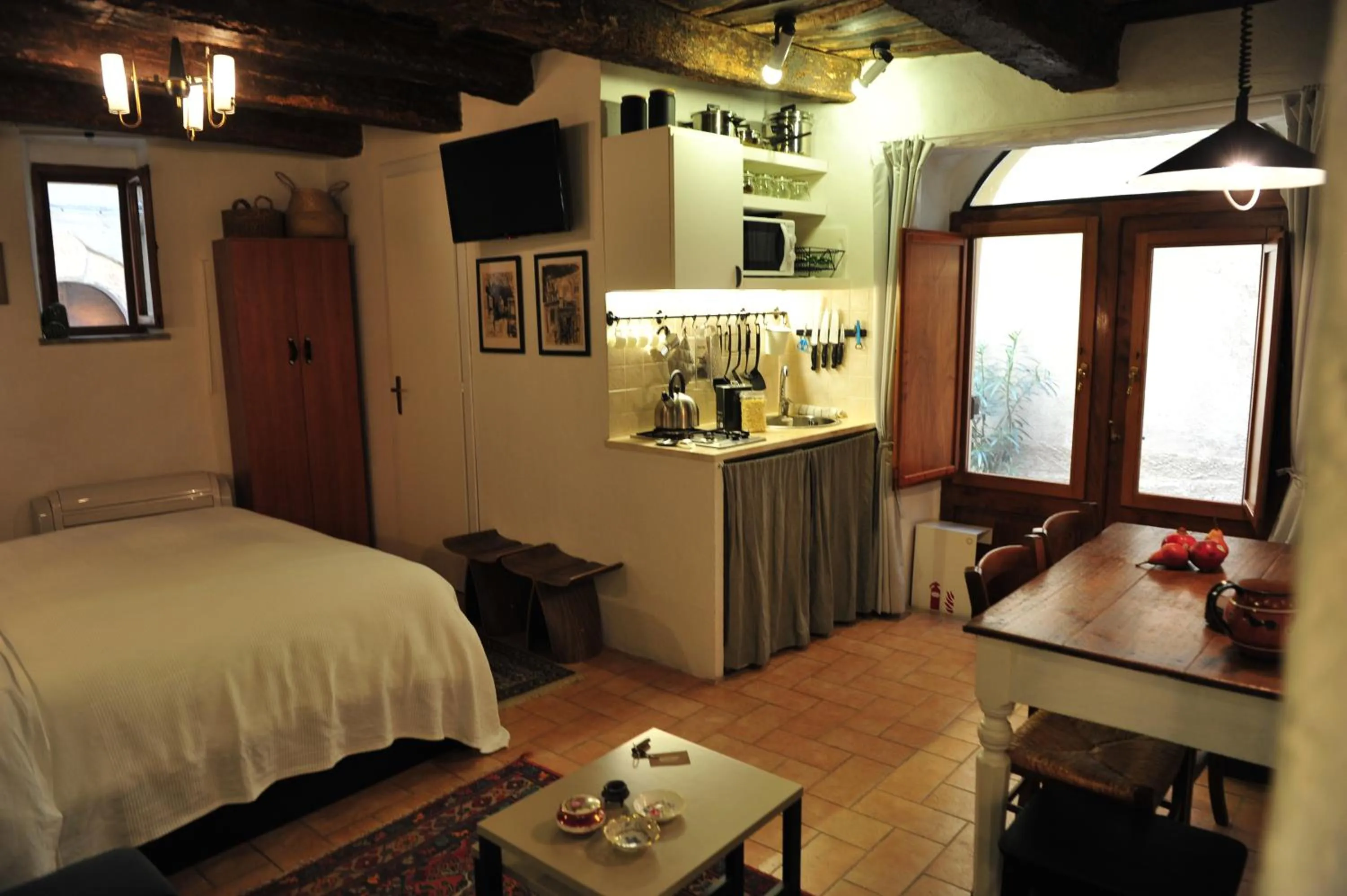 View (from property/room), Bed in Casa Messi