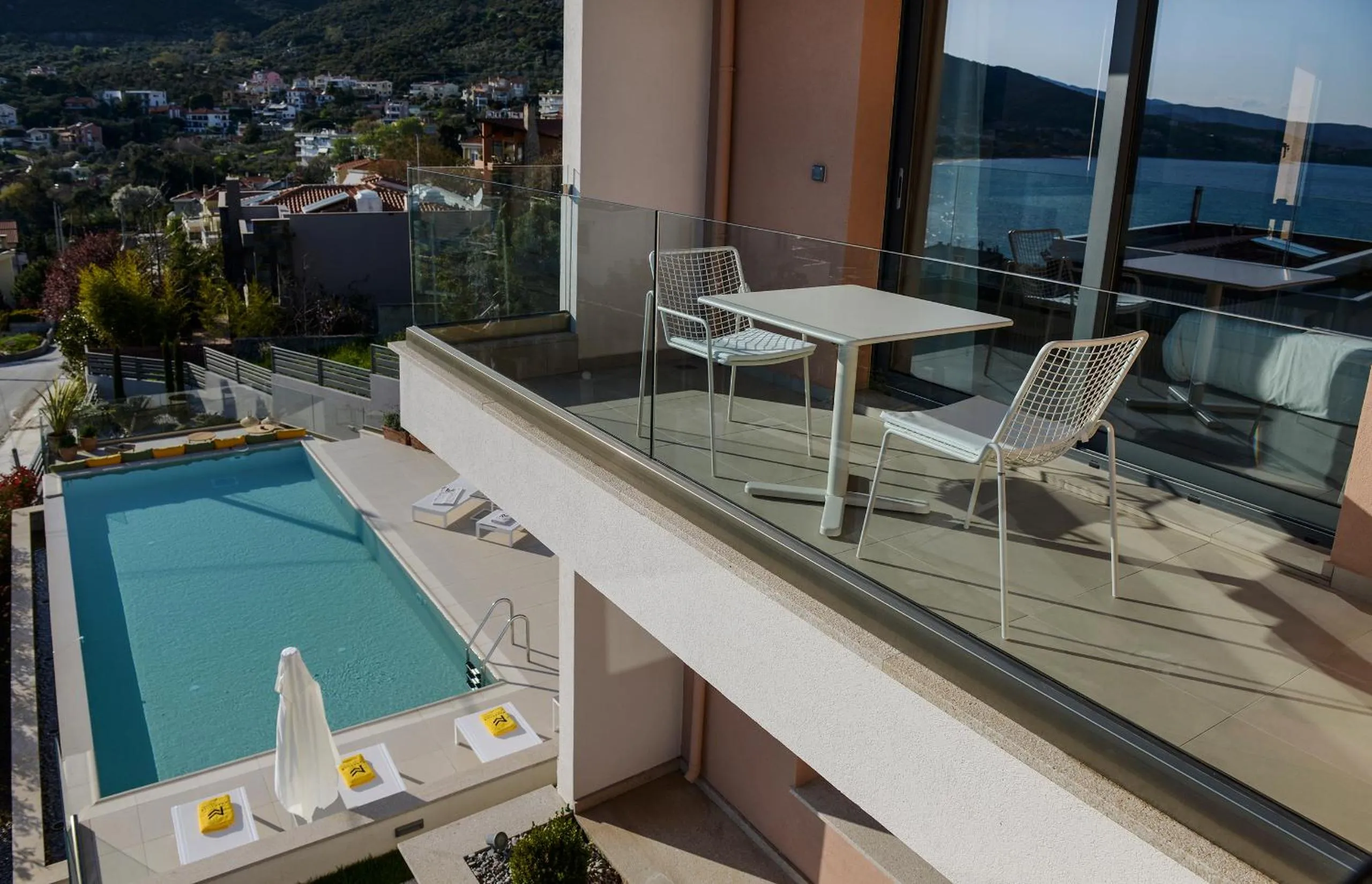 Swimming pool in MARAVILLA SUITES