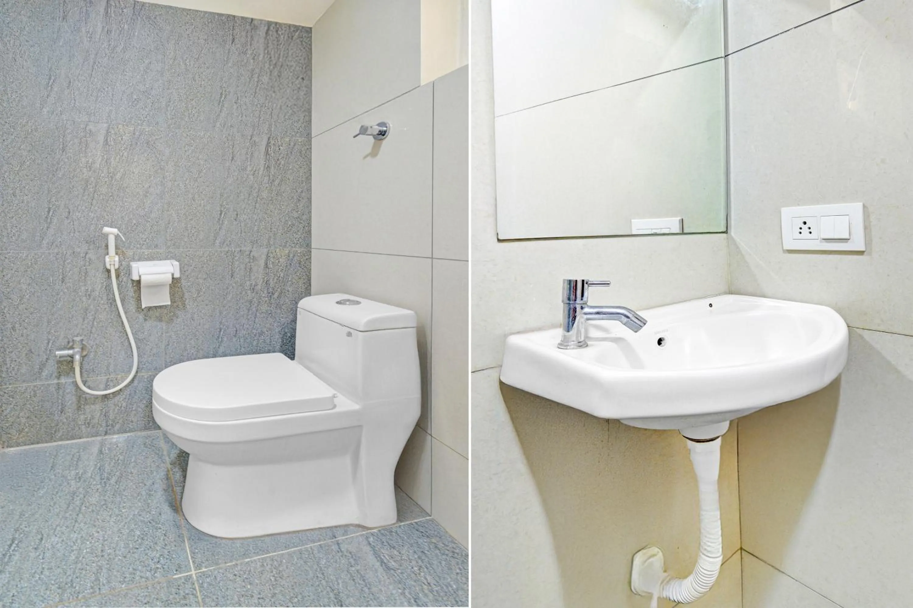 Bathroom in Super Hotel O Kondapur Hyderabad Formerly Dunes Inn