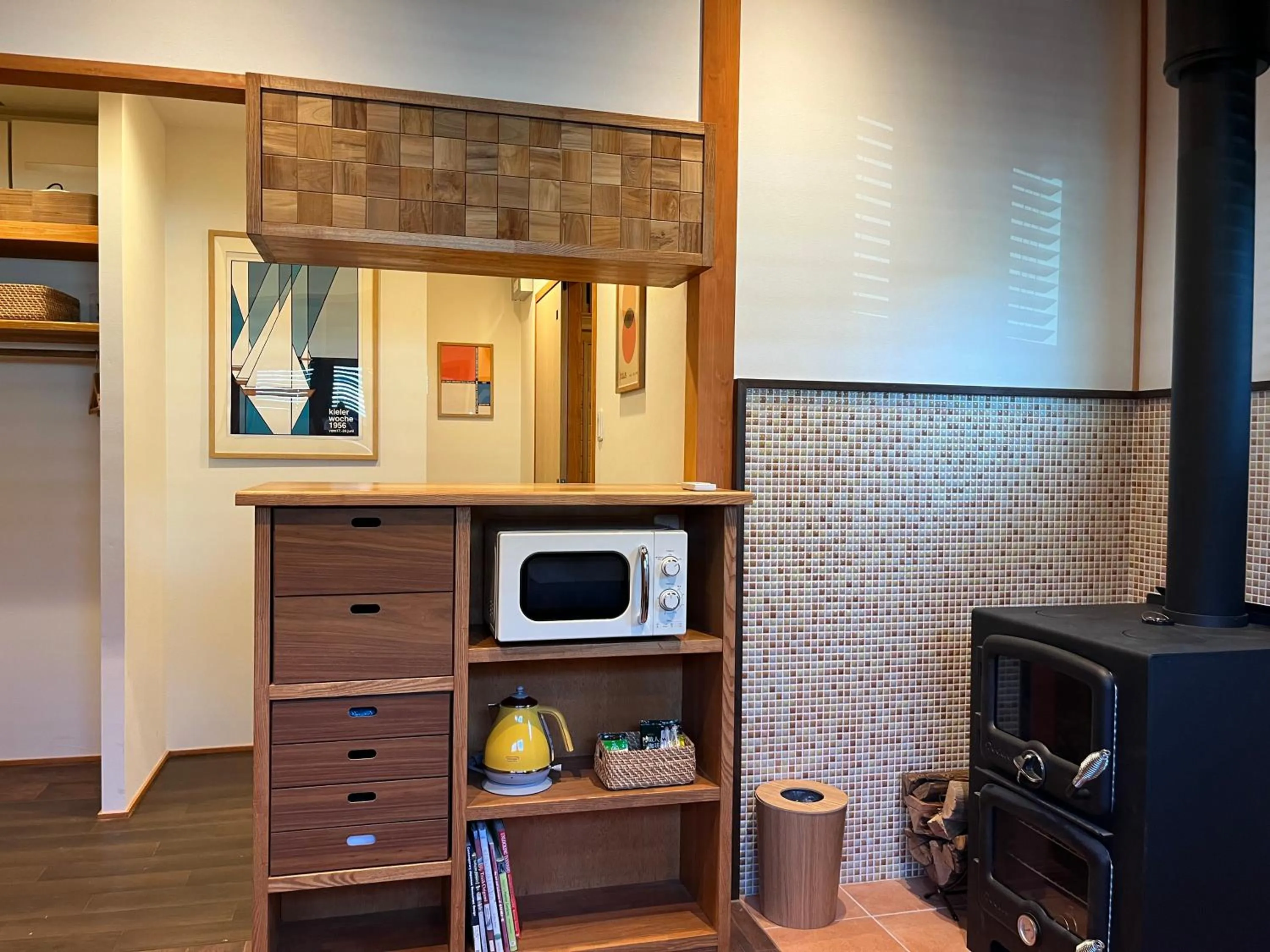Living room in Quaint House Naoshima