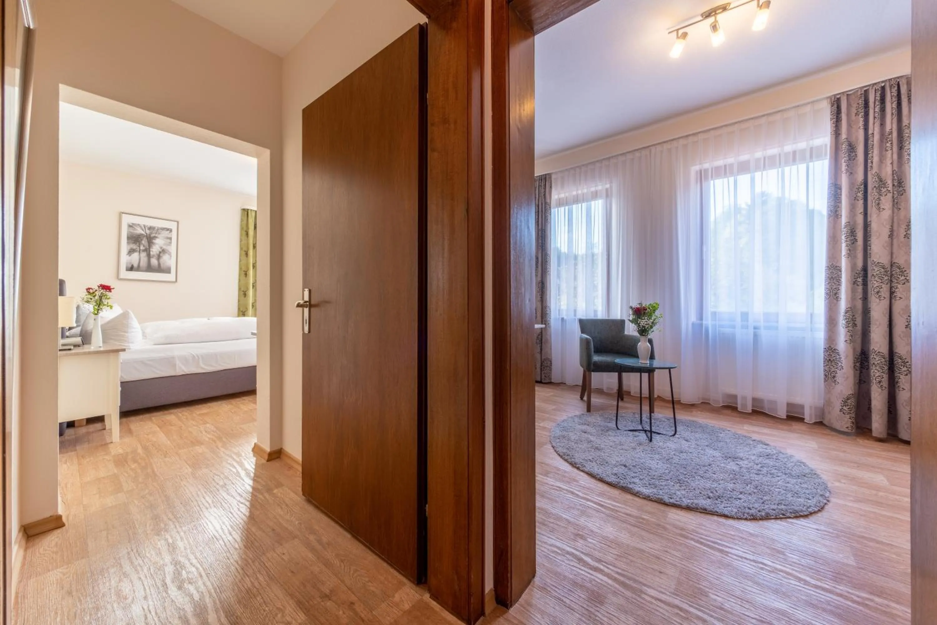 Photo of the whole room, Bed in Landhotel Salmen