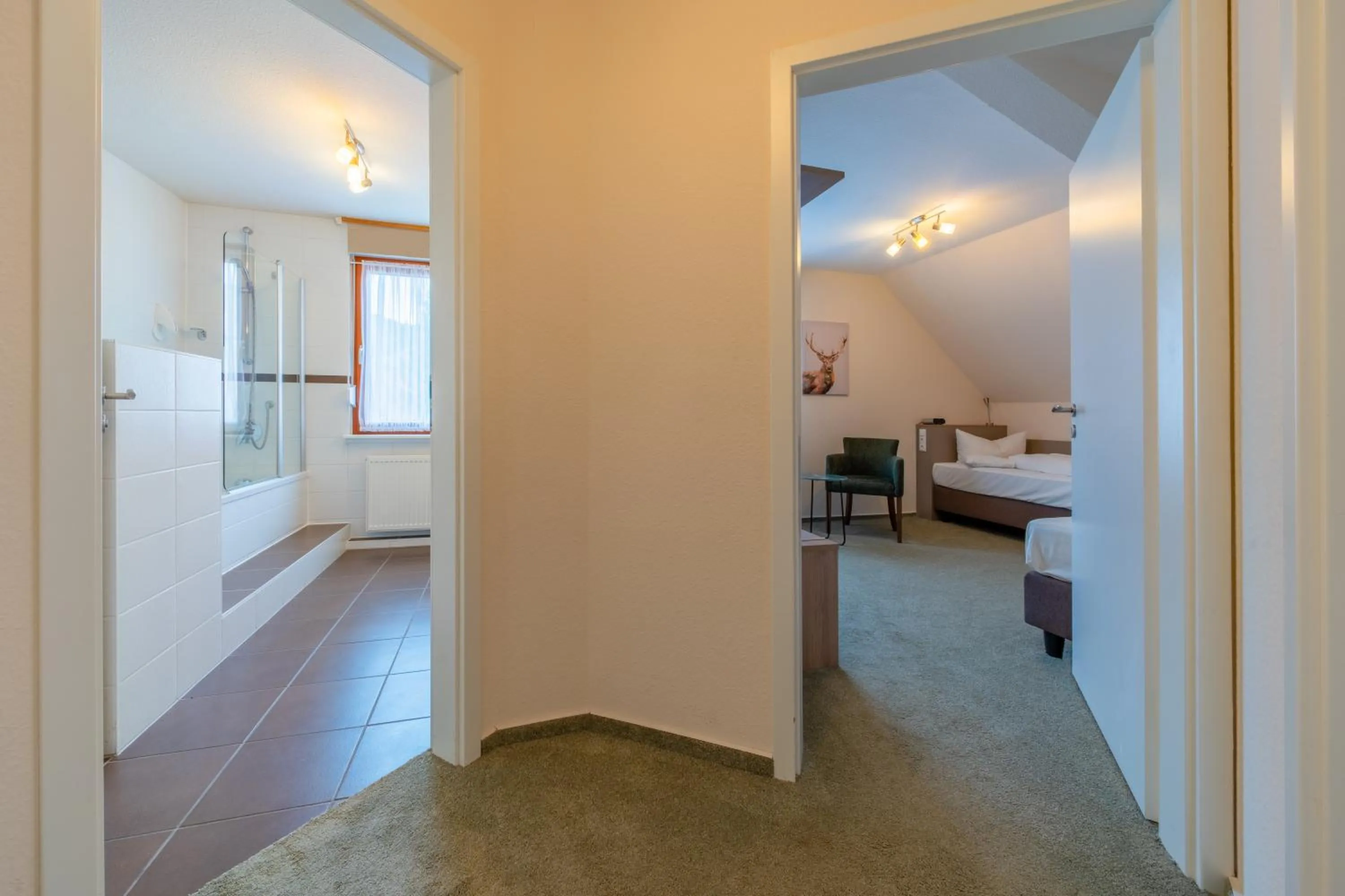 Photo of the whole room, Bed in Landhotel Salmen