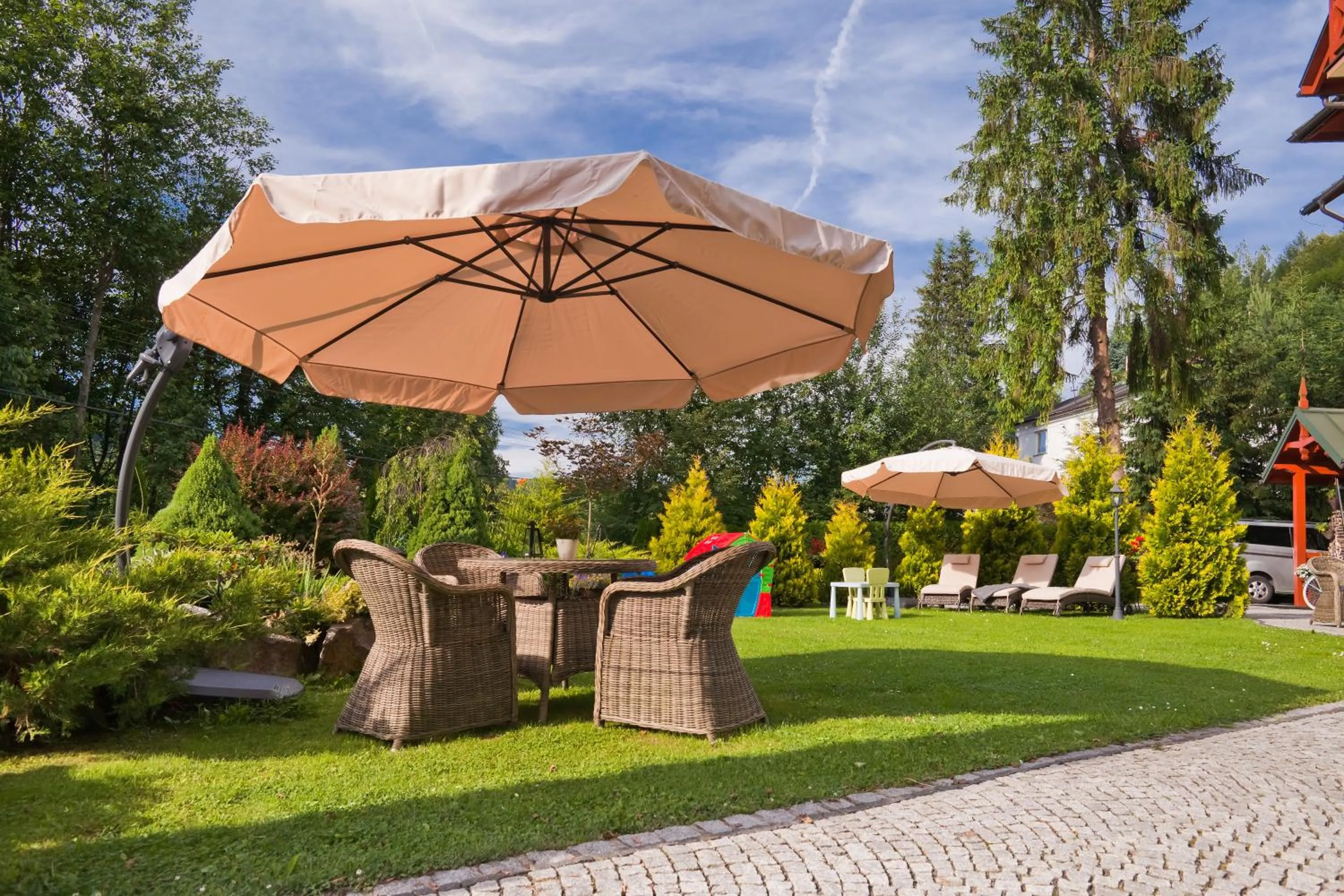 Garden in Willa Trela