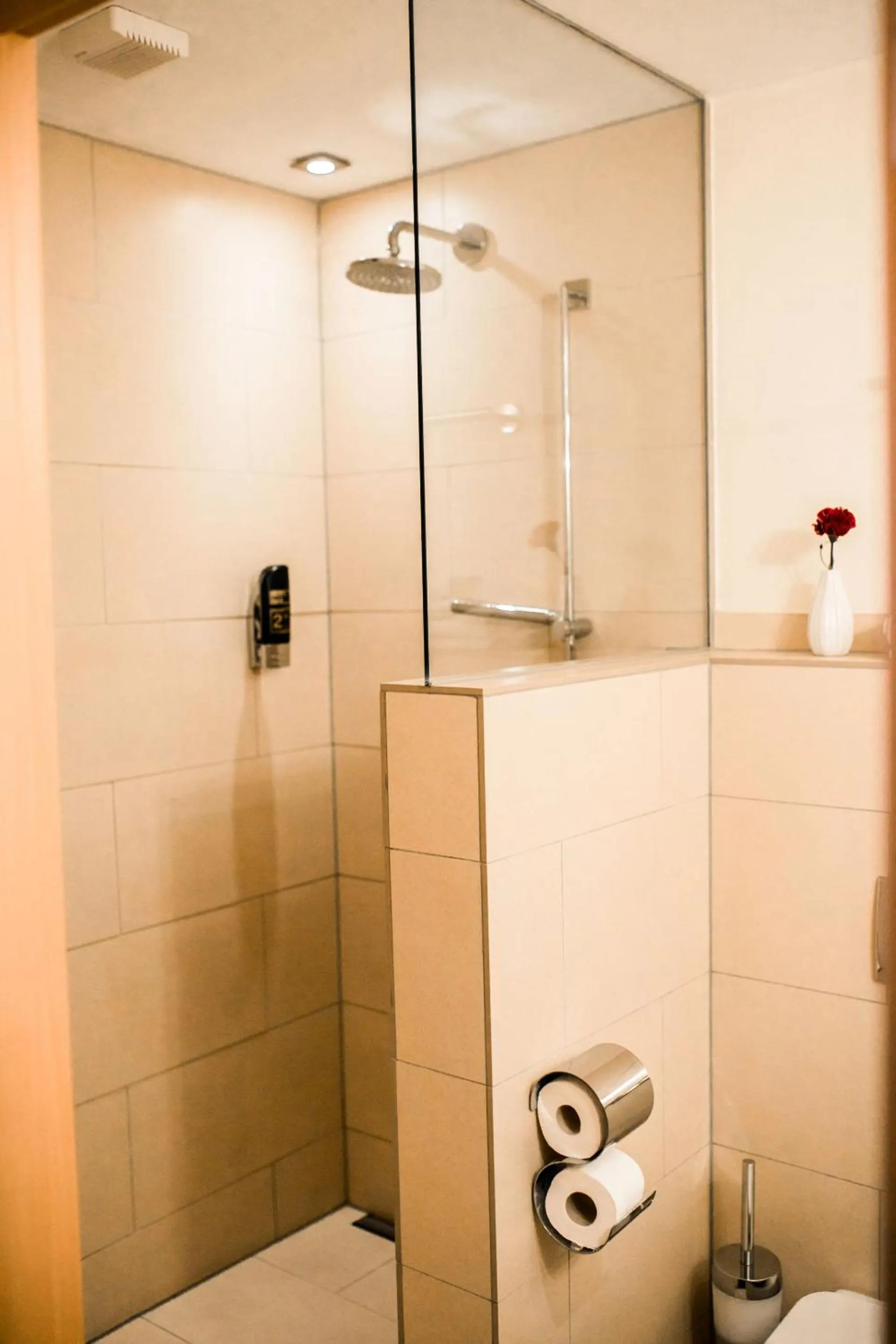 Shower in Wiechmanns Weserhotel