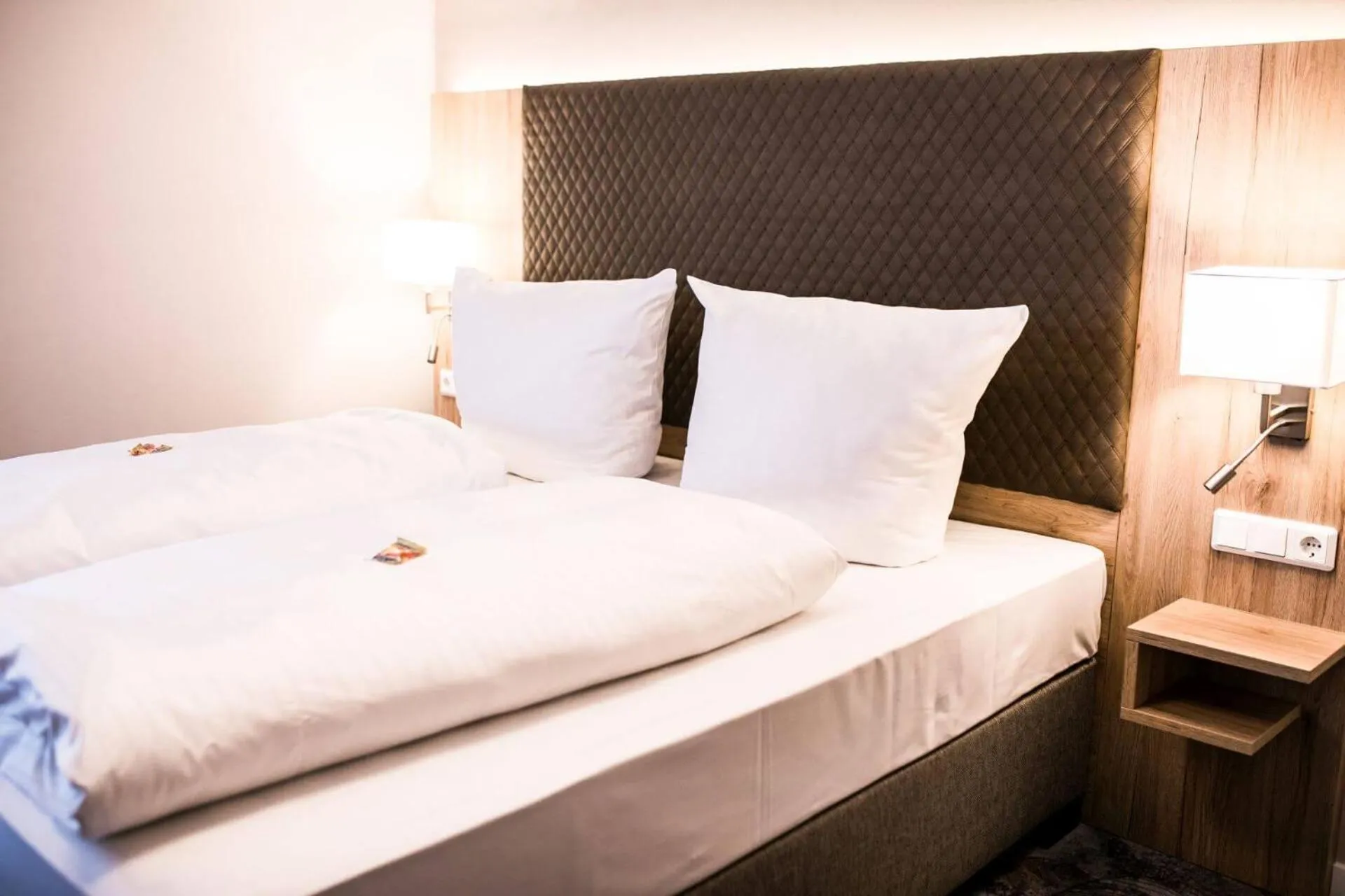 Bed in Wiechmanns Weserhotel