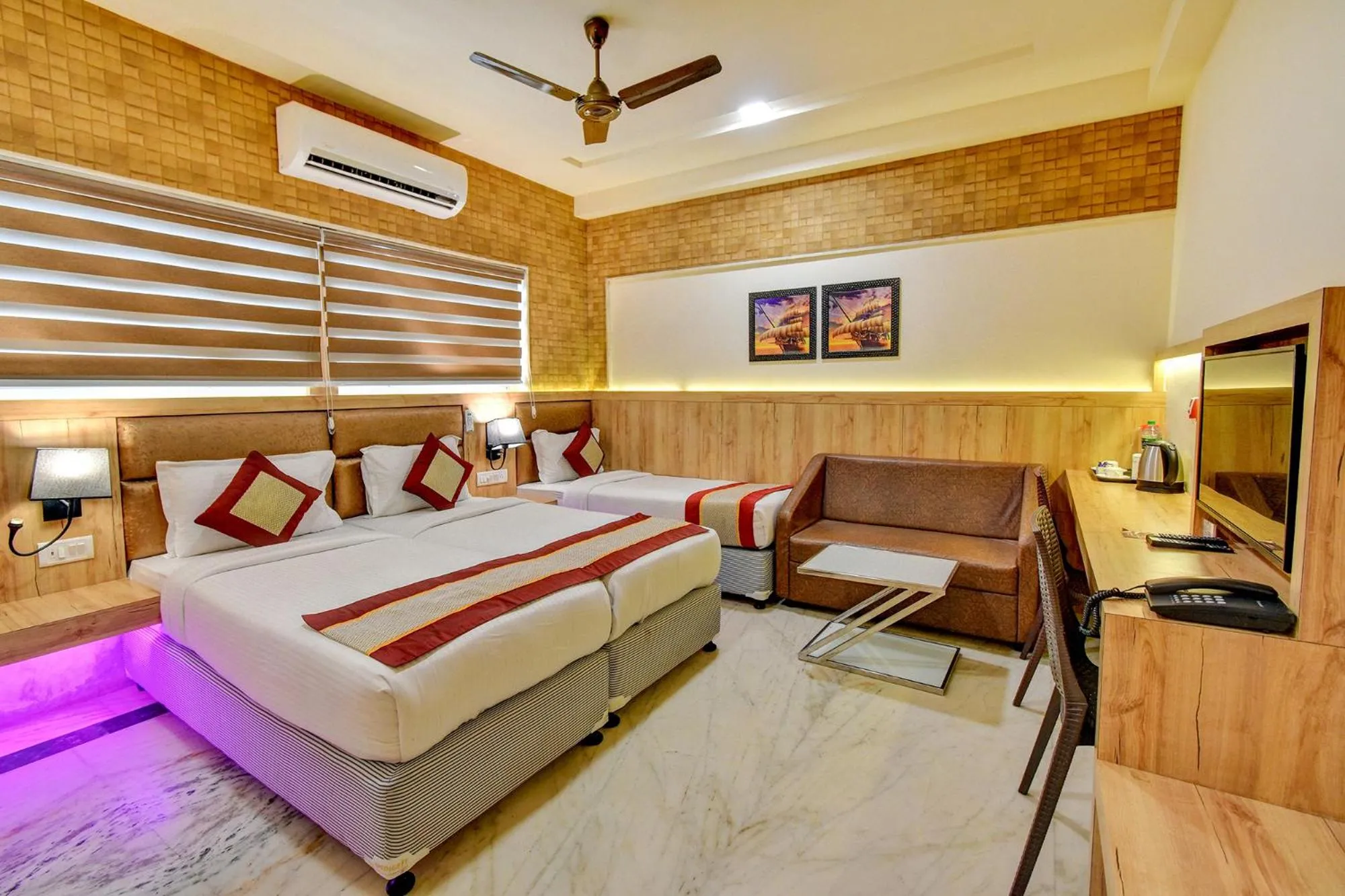 Coffee/tea facilities, Bed in FabHotel Nestlay Rooms Airport - Nr Chennai International Airport