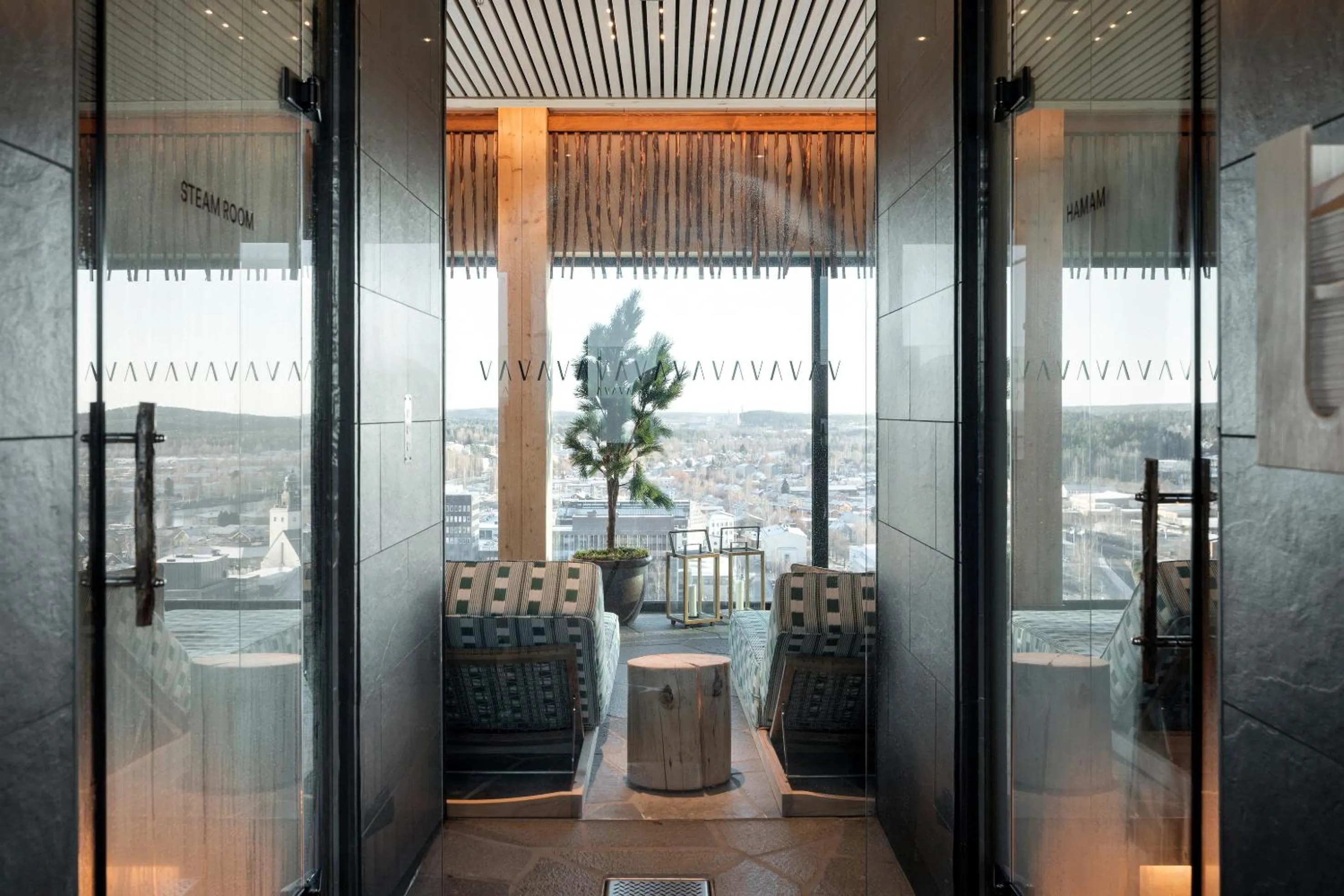 Sauna in The Wood Hotel by Elite