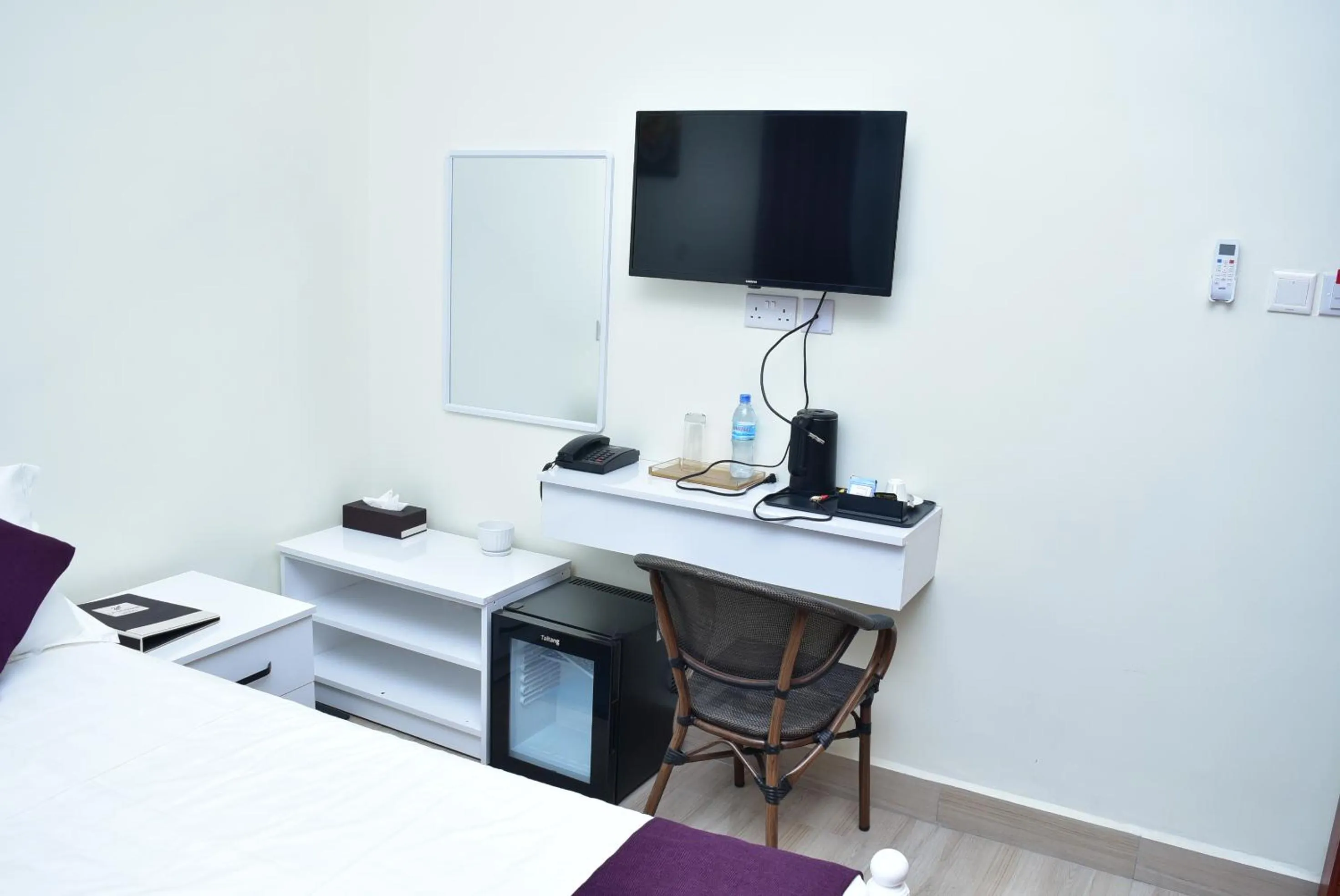 Bed in La Stanar Hotel