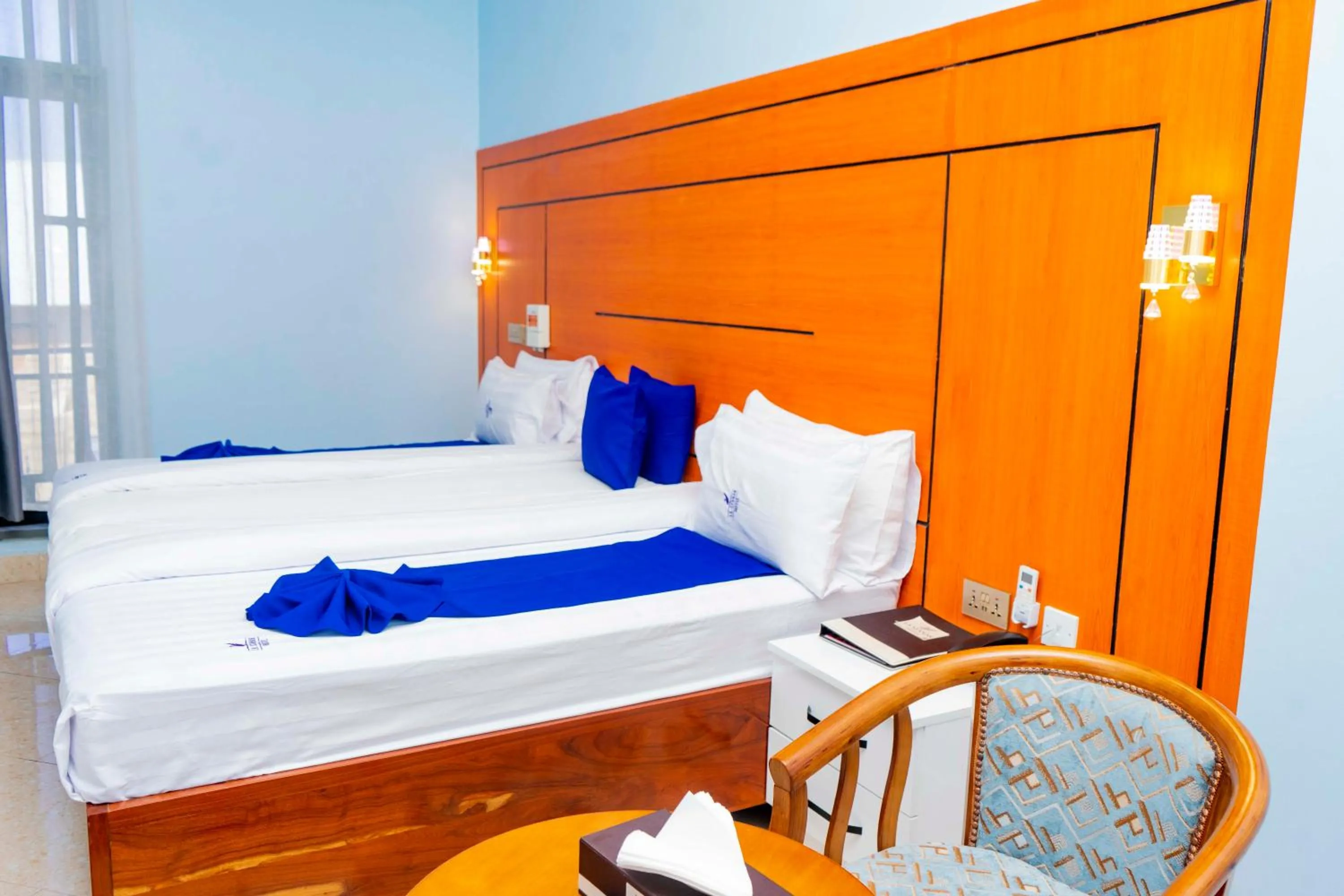 Bed in La Stanar Hotel