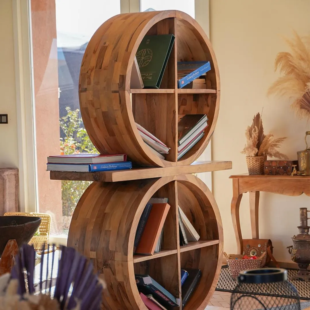 Library in Kalyptus Luxury Camp