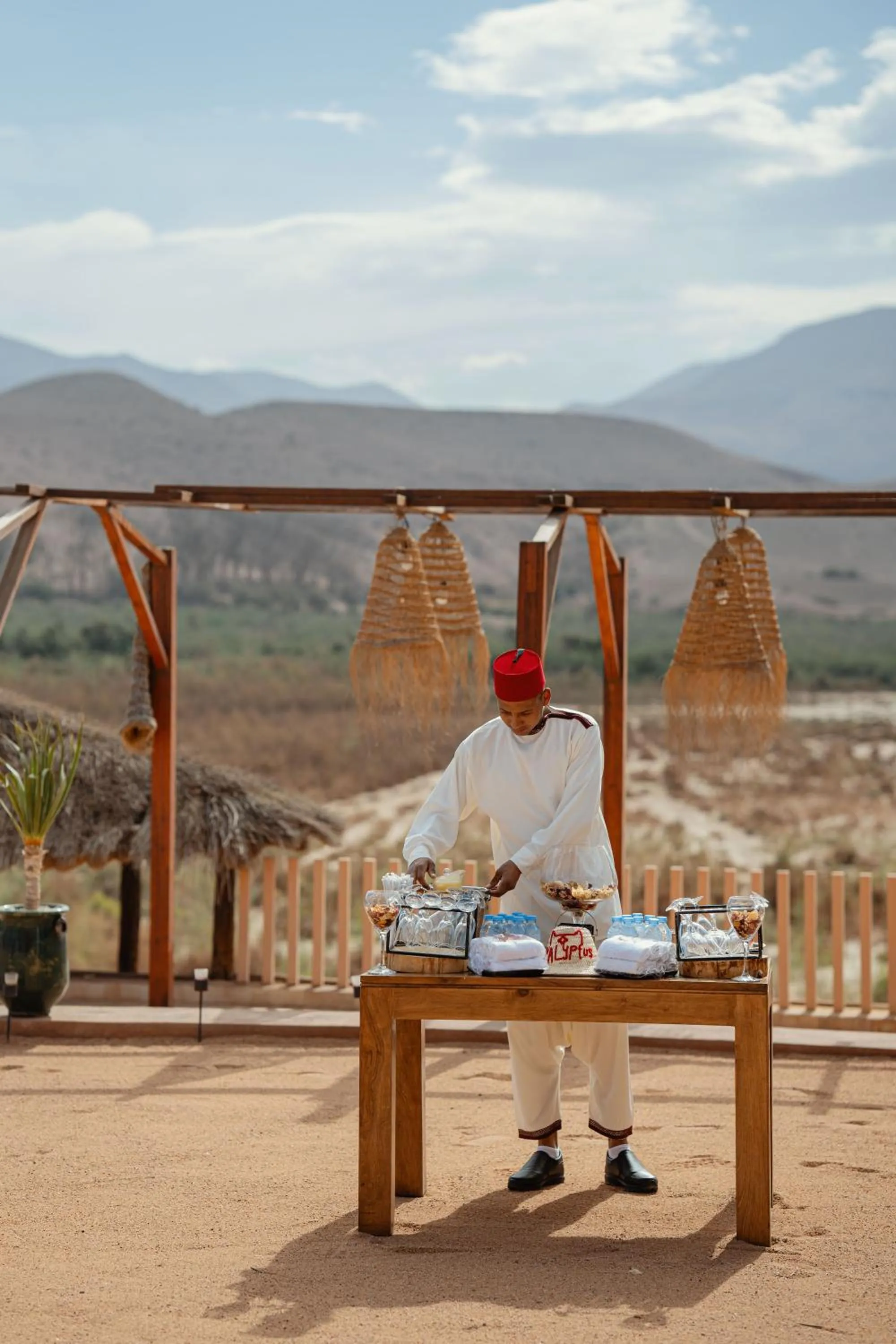 Patio in Kalyptus Luxury Camp