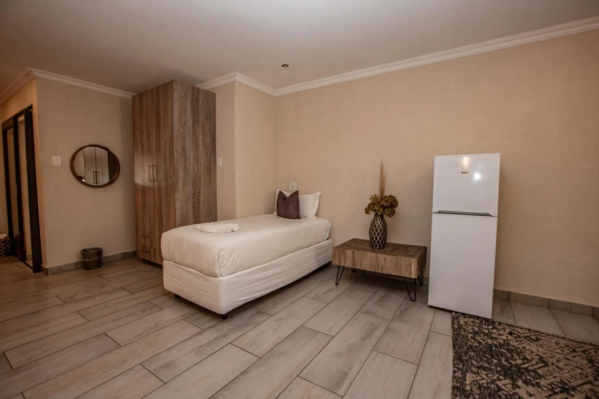 Bed in Bushbaby Valley Lodge