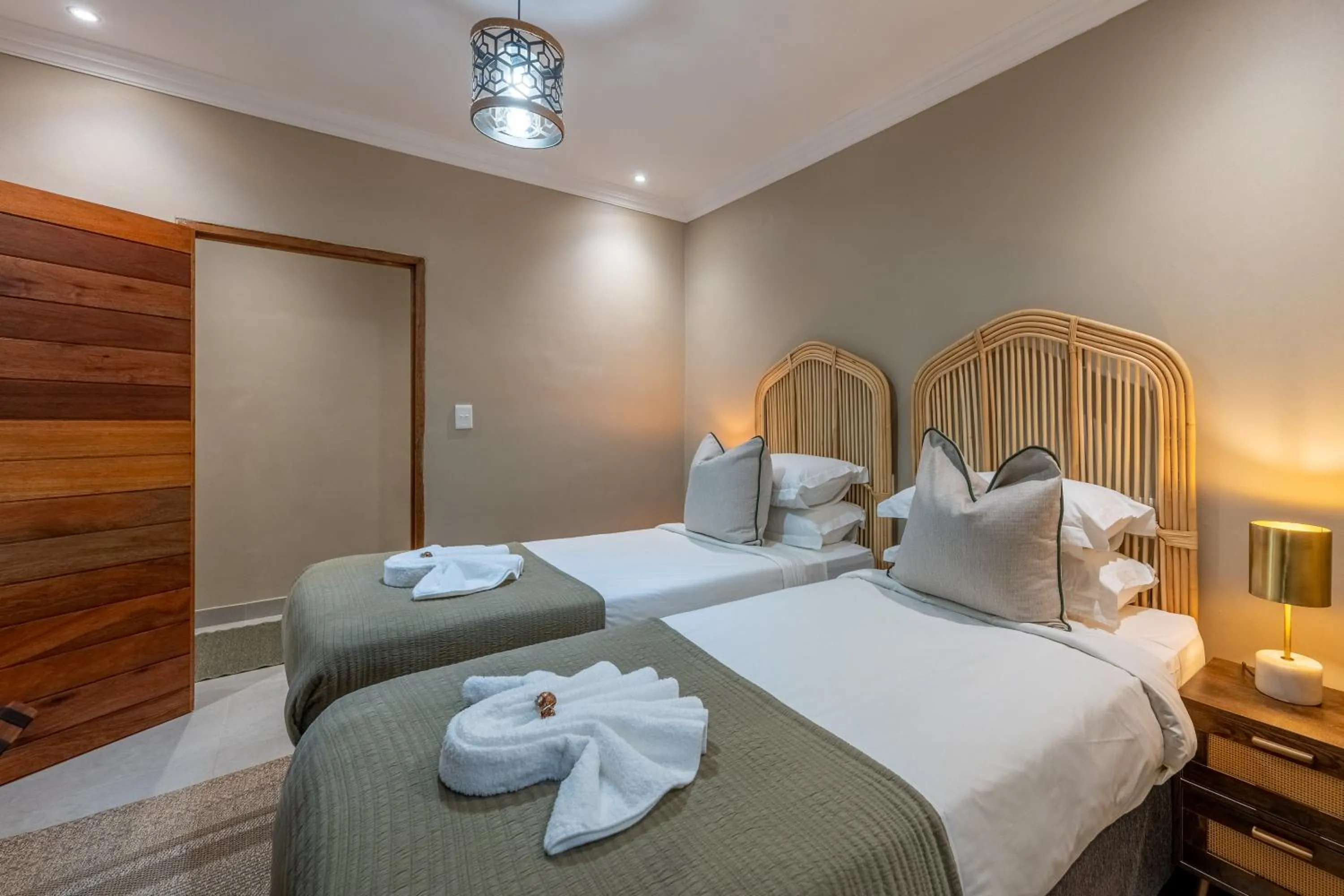 Bed in Bushbaby Valley Lodge