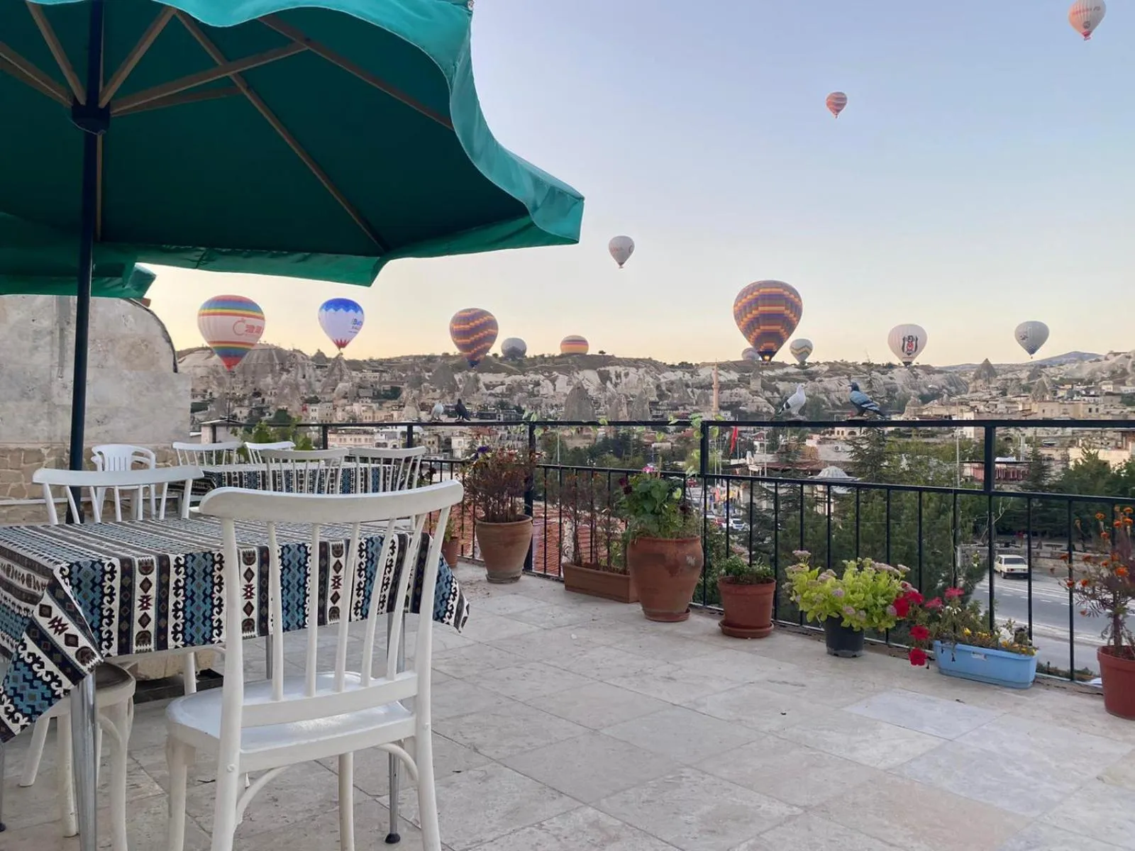 Balcony/Terrace in Cappadocia Kepez hotel