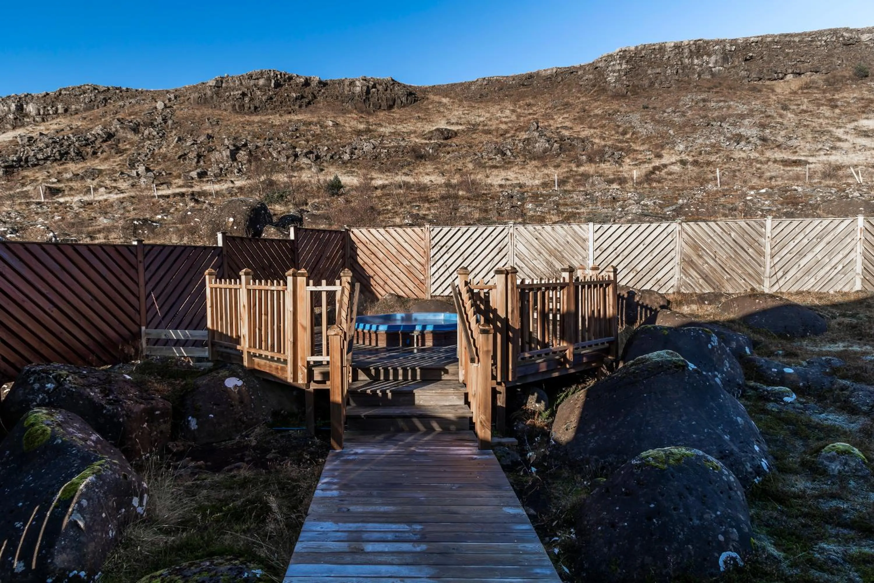 Hot Tub in Hotel Kvika