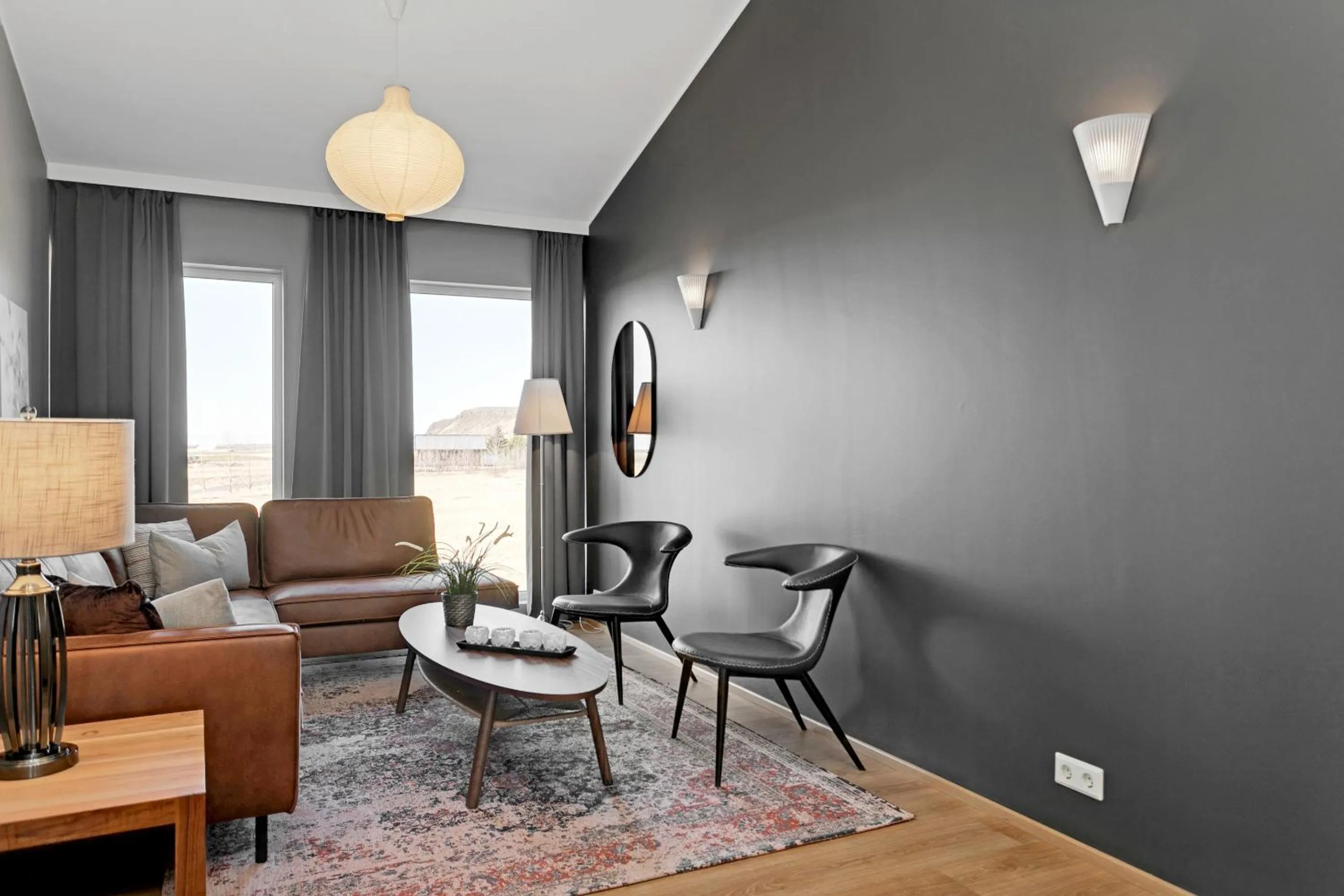 Seating area in Hotel Kvika