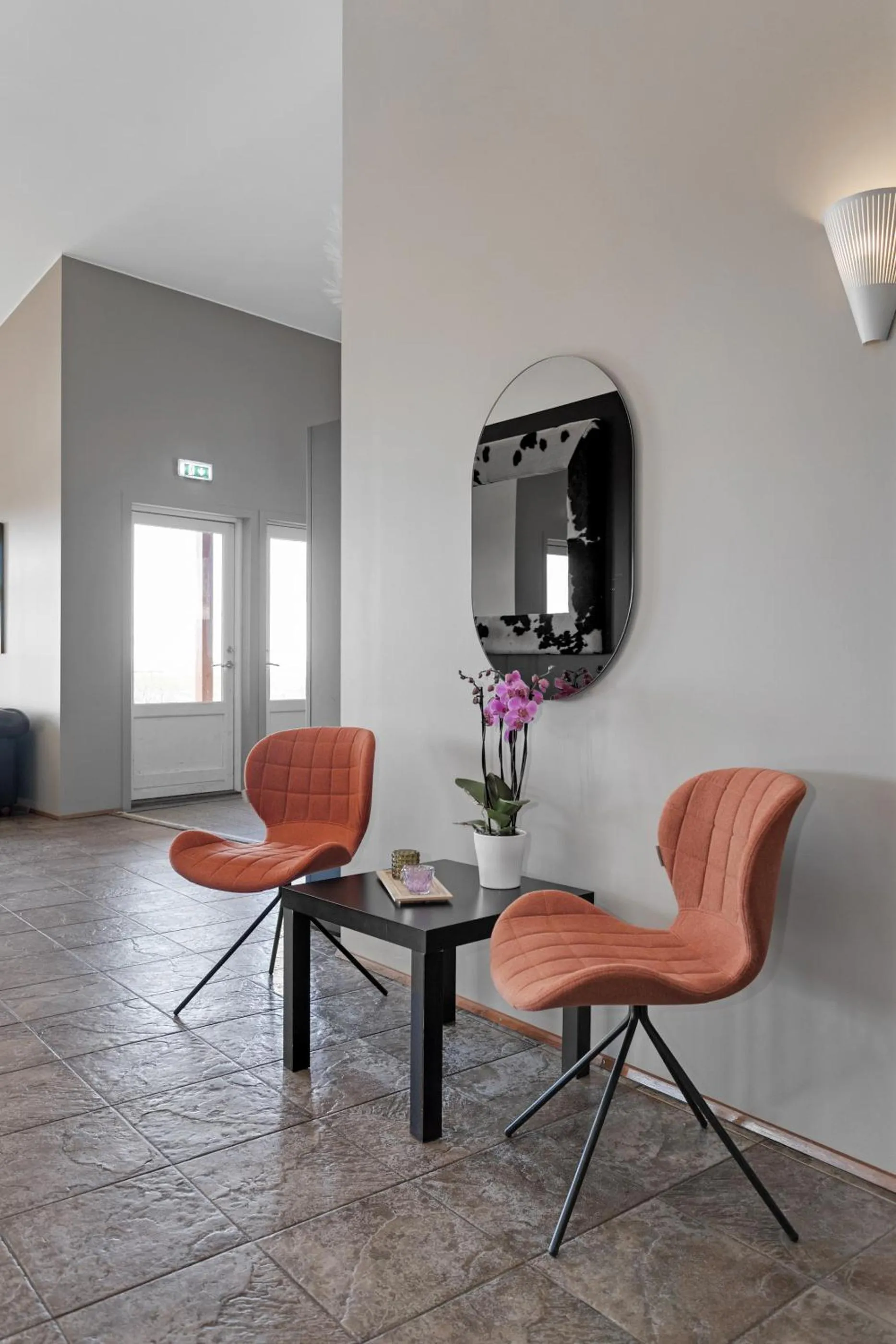 Seating area in Hotel Kvika