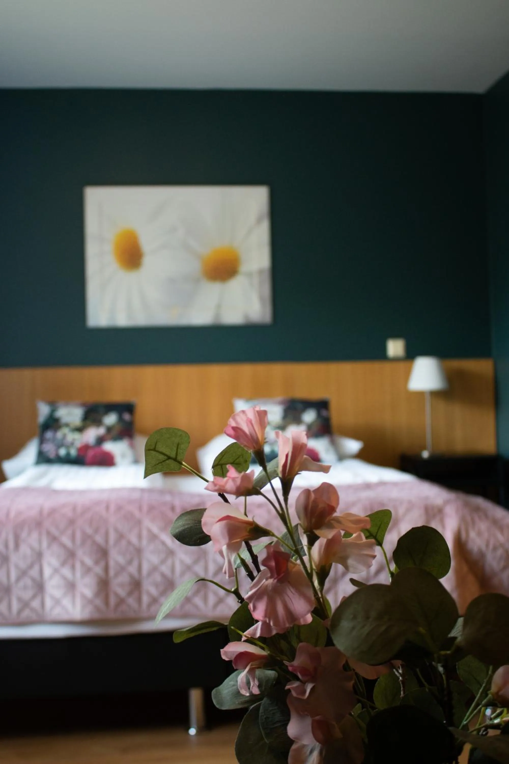 Decorative detail, Bed in Hotel Kvika