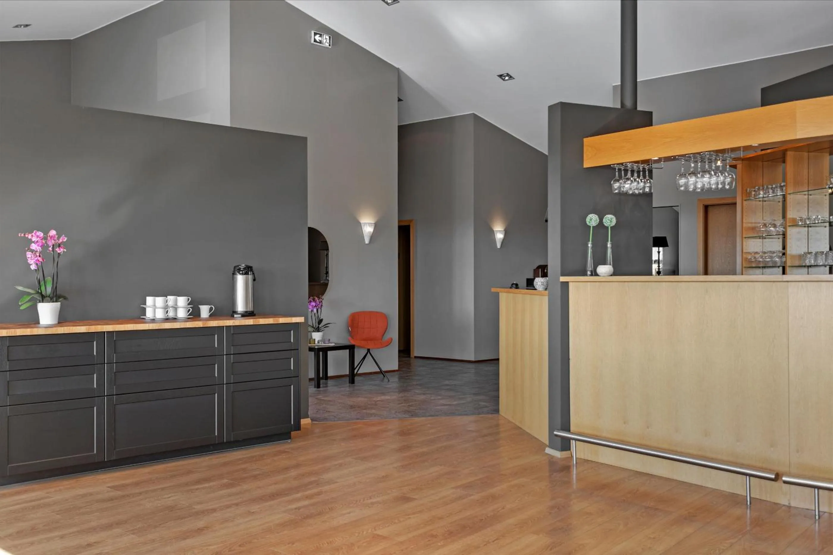 Lobby or reception in Hotel Kvika