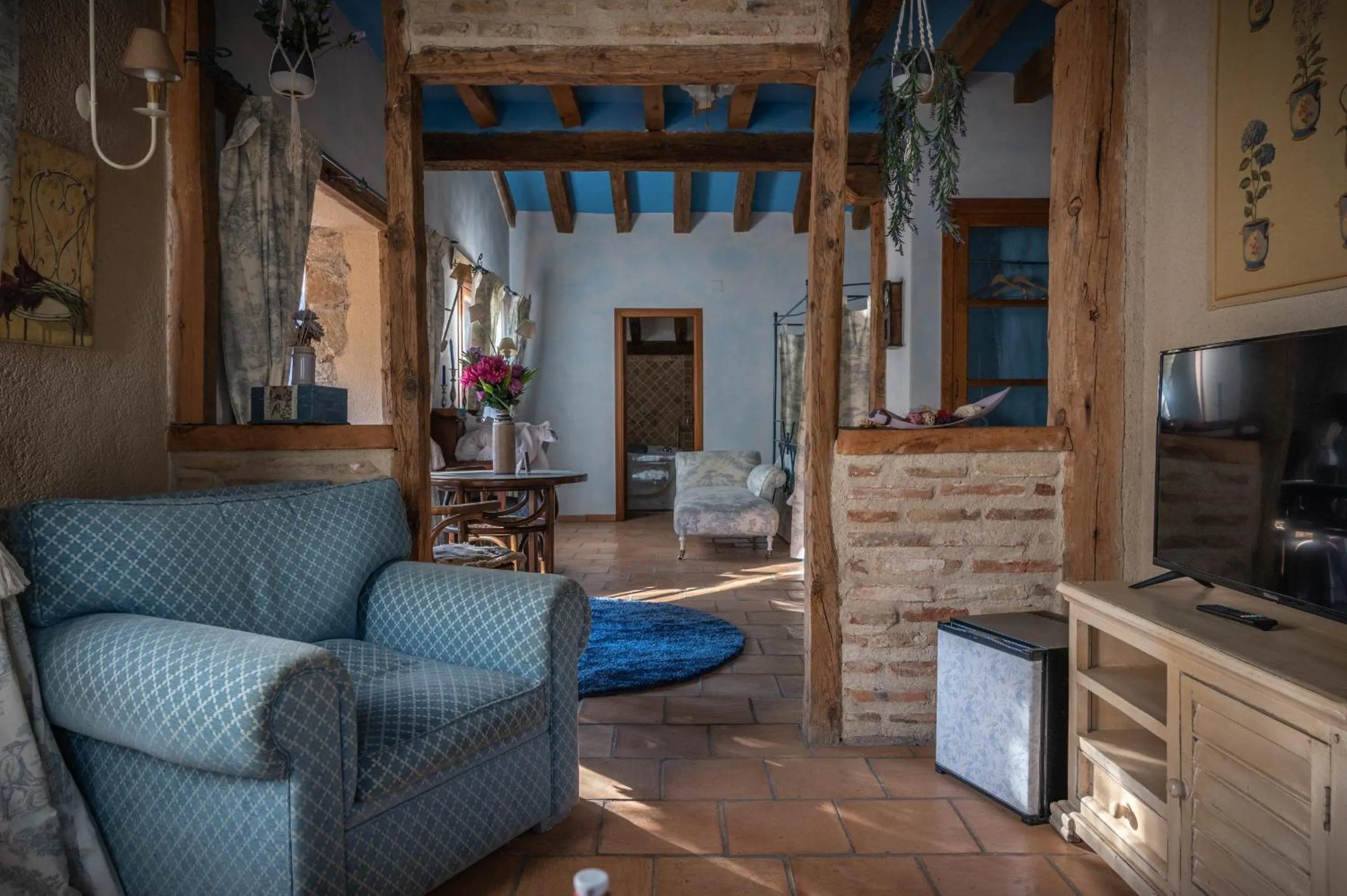 Living room in Posada Restaurante Fuenteplateada