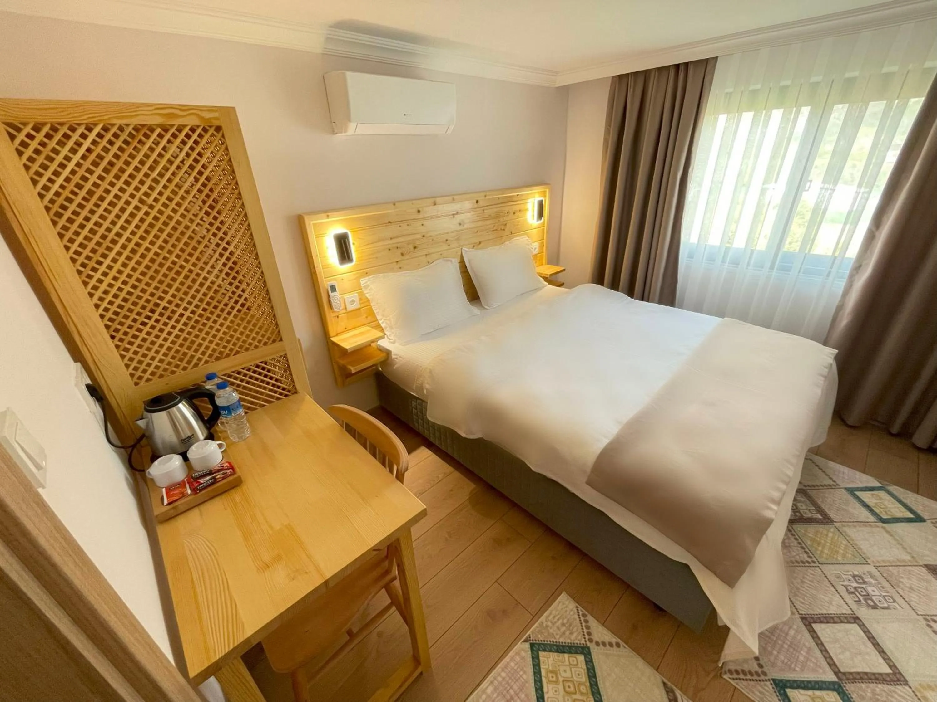 Bedroom in Dalaman Airport AliBaba Hotel