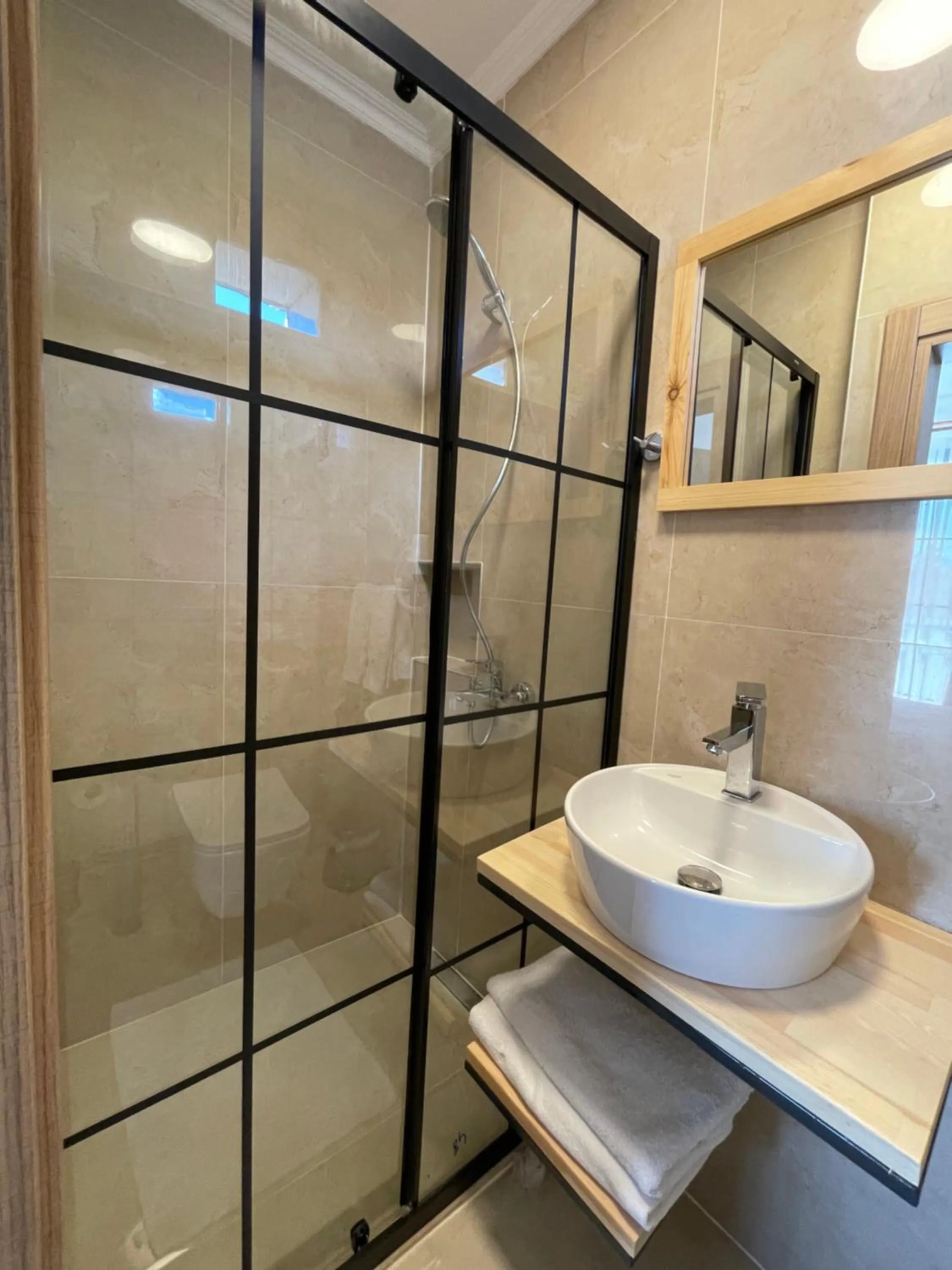 Bathroom in Dalaman Airport AliBaba Hotel