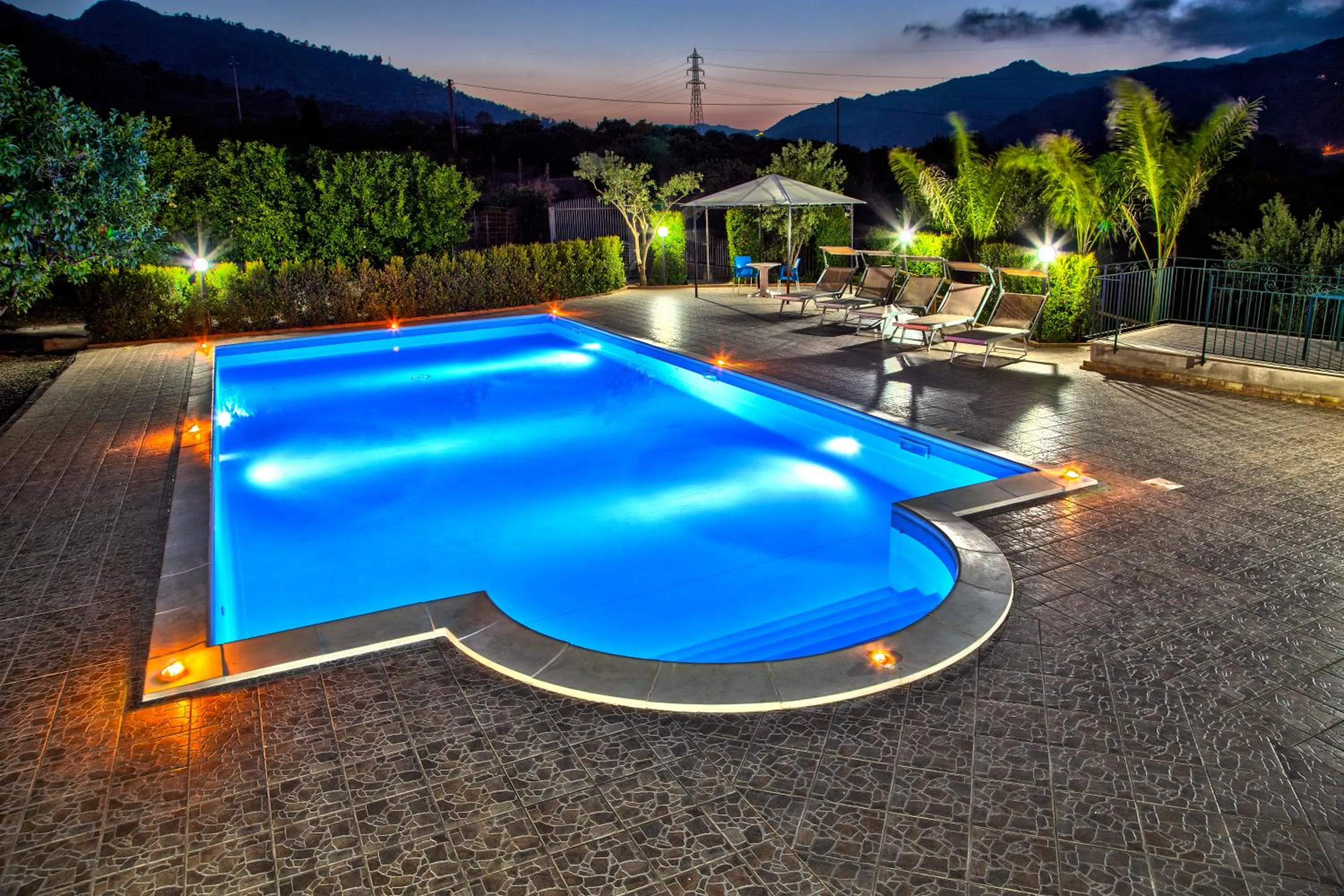 Swimming pool in Casa Vacanze Alcantara