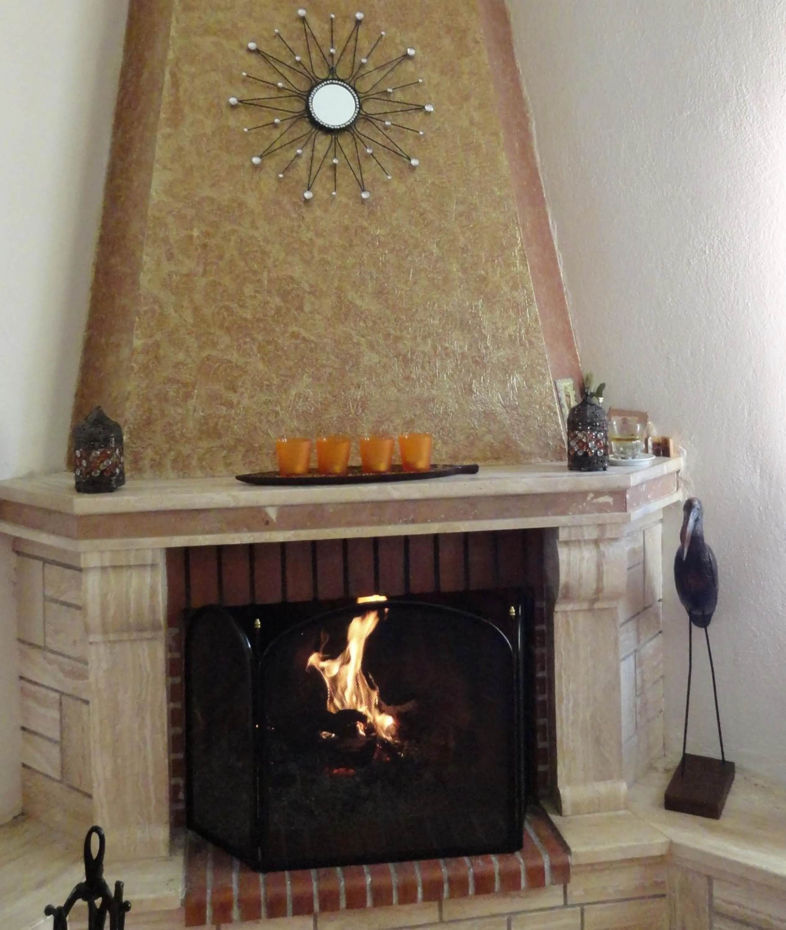 Decorative detail in Hotel Kastro