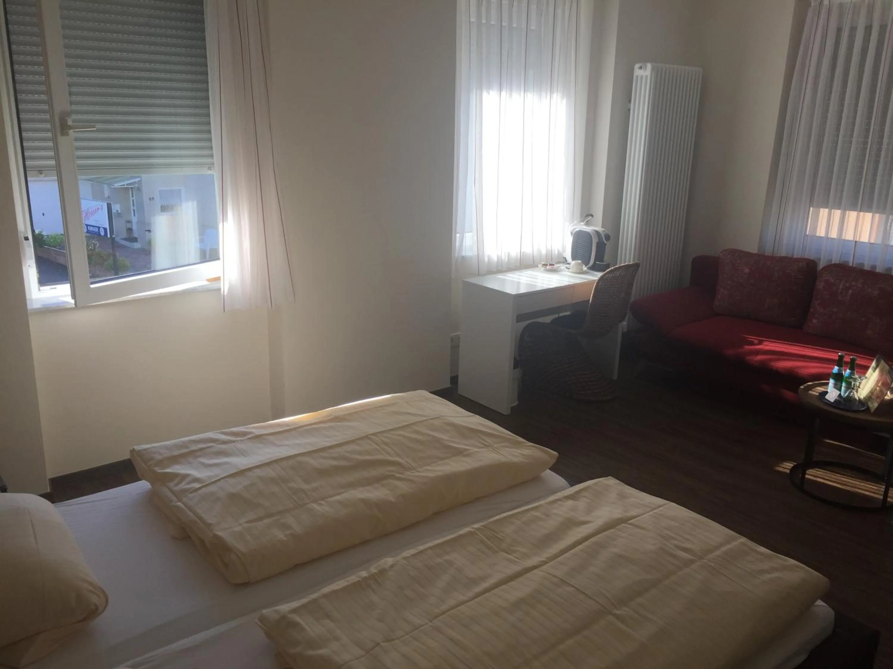 Bed in Hosser's Hotel Restaurant