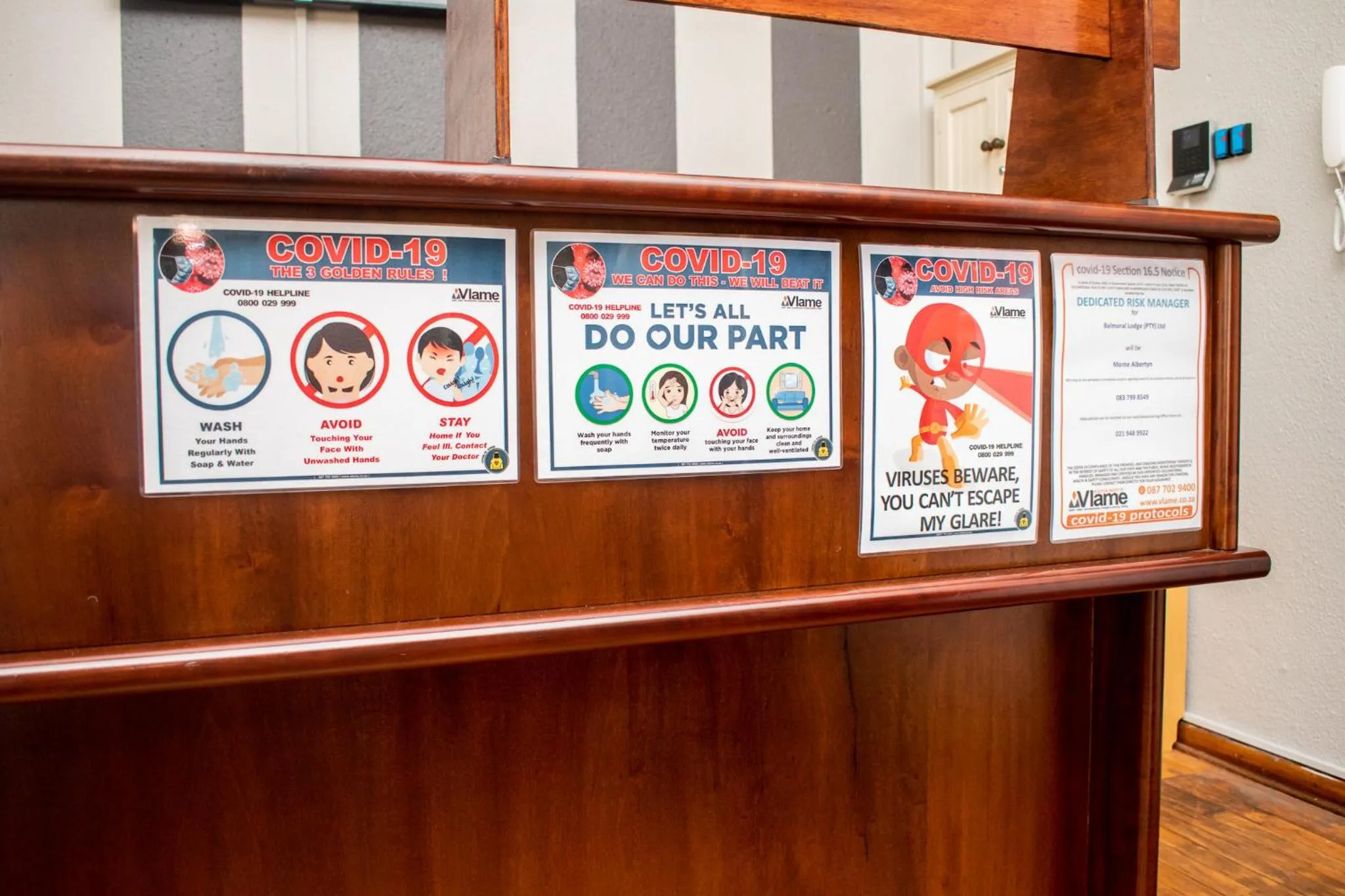 Lobby or reception in Balmoral Lodge