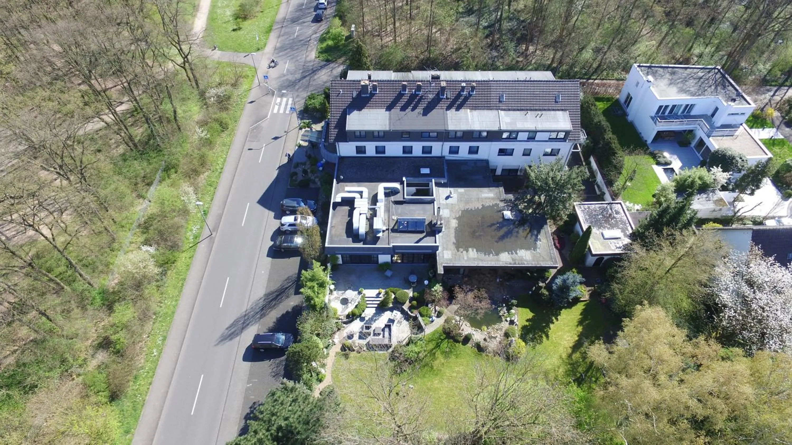 Bird's eye view in Hotel Spiegel